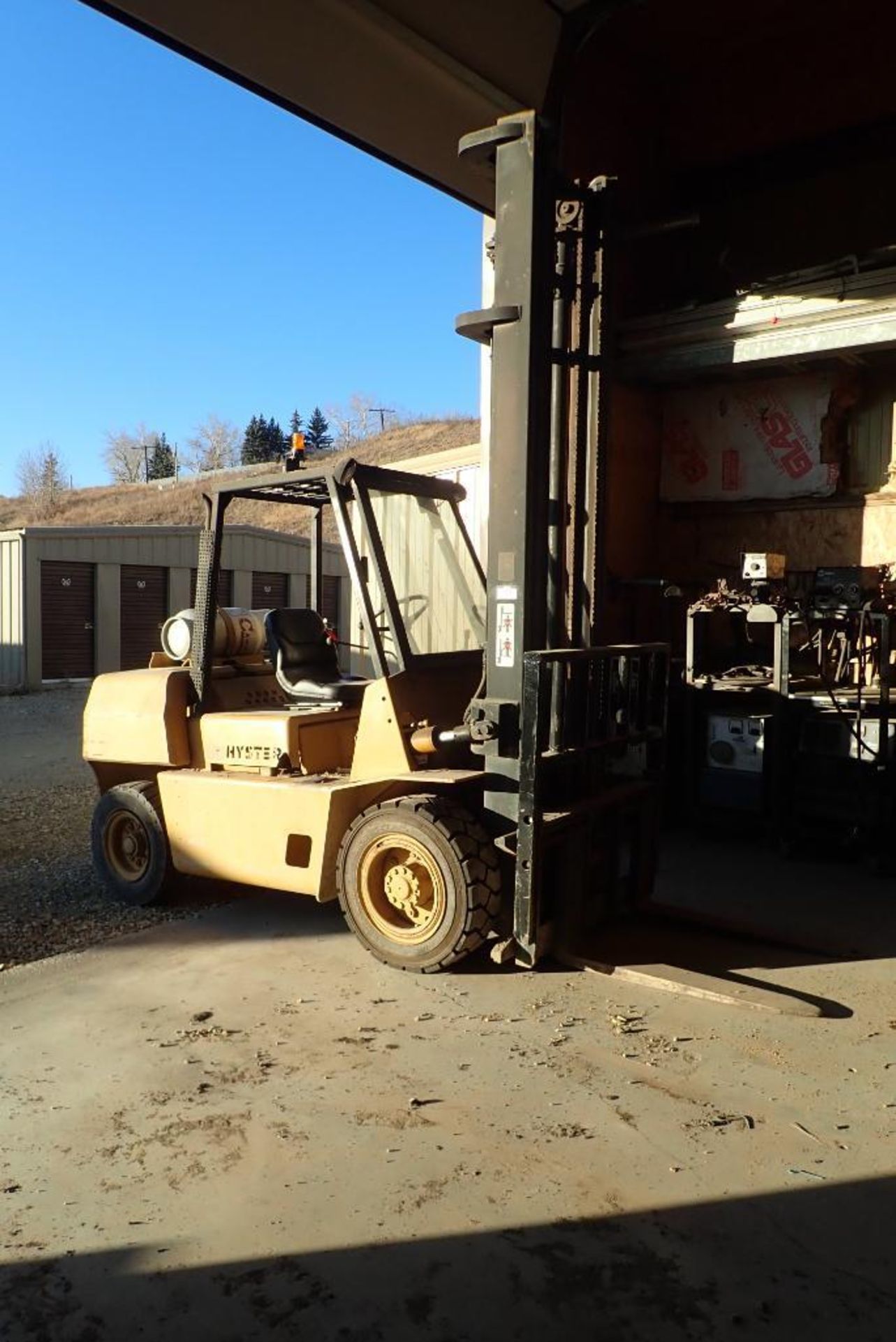 Hyster H90XLS 8,400lbs Capacity LPG Forklift. SN F005A07518J.