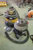 Lot of Shop Vac 6.5hp Shop Vacuum and Shop Vac 3.0hp Shop Vacuum.