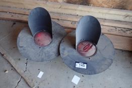 Lot of 2 Railroad Crossing Lights.