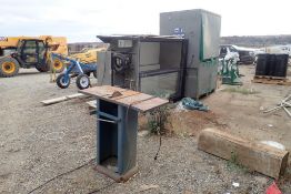 Lot of 2-Door Reach-in Cooler and Table Saw.