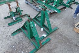 Lot of 2 Greenlee 683 Pipe Stands.