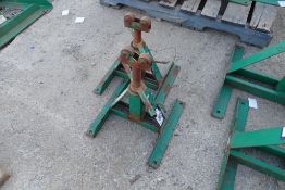 Lot of 2 Greenlee 687 Pipe Stands.