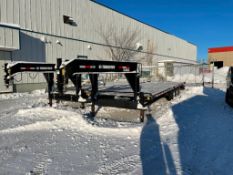 2018 Trailtech H370-24 Tridem Axle Gooseneck Flatdeck Trailer. VIN 2CU54AREXJ2039063.**IN EDMONTON**