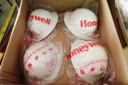 Lot of 12 Honeywell Safety Helmets- NEW, UNUSED.