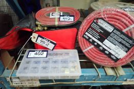 Lot of NEW 25' Welding Hose, NEW 12' Welding Hose, Asst. Torch Heads and Hose Repair Kit.