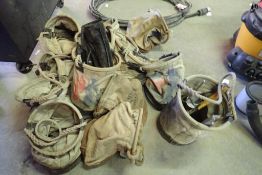 Lot of 12 Bolt Bags w/ Asst. Tools.