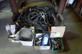 Lot of Welding Cables, Ground Cables, Control Cables, Gougers, etc.