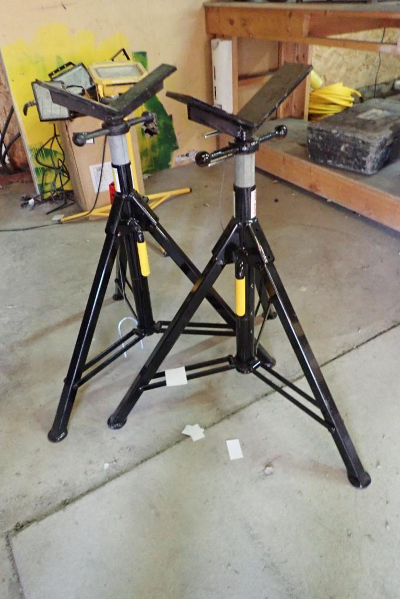Lot of 2 Fat Jack Pipe Stands- NEW, UNUSED.