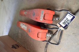 Lot of 2 SPX Power Team 1 1/2-Ton Hydraulic Rams.