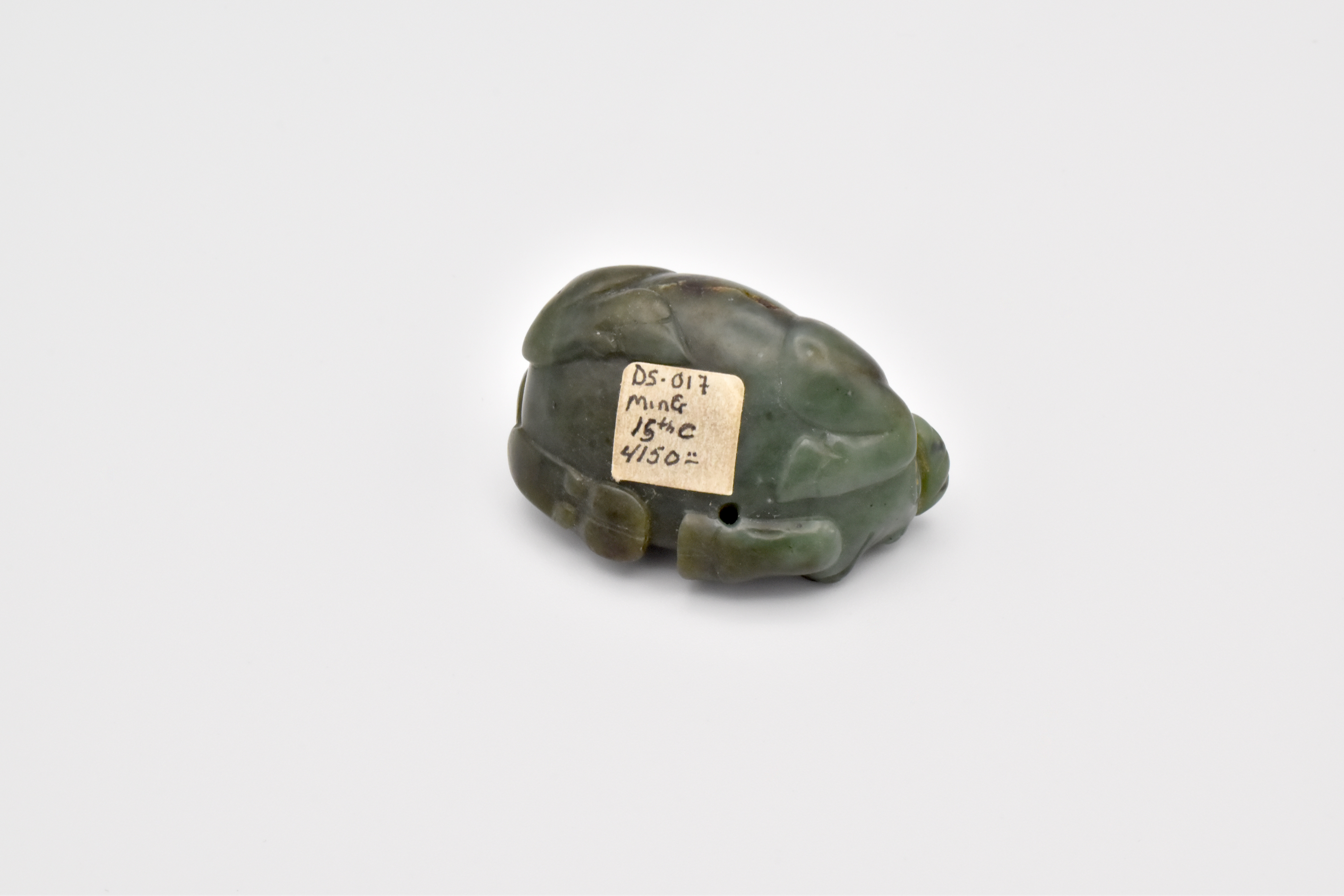 A CHINESE GREEN JADE CARVING OF A RECUMBENT WATER BUFFALO, QING DYNASTY - Image 3 of 13