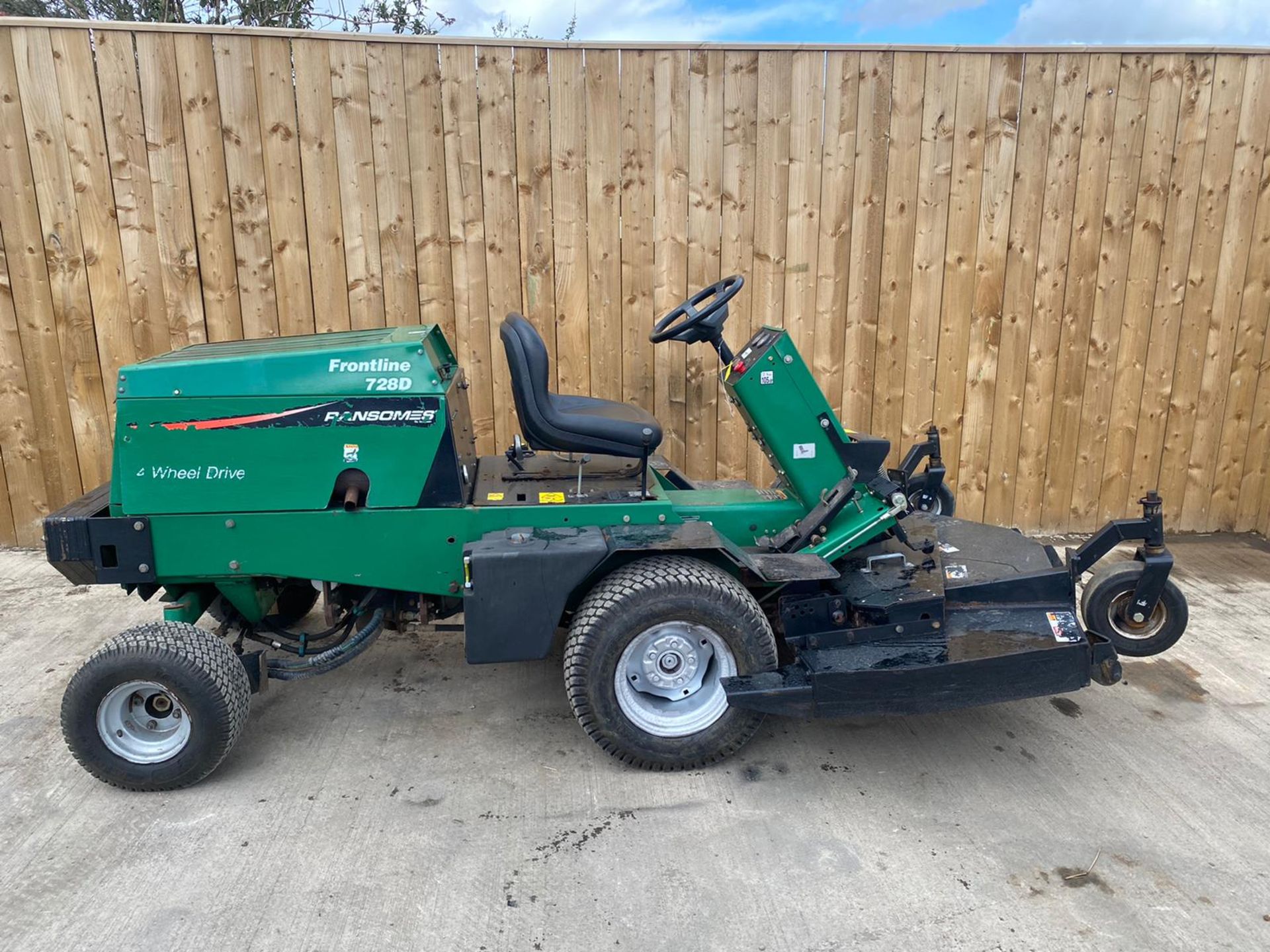 RANSOMES 728D DIESEL OUT FRONT MOWER ROAD REGISTERED LOCATION NOTH YORKSHIRE - Image 7 of 7