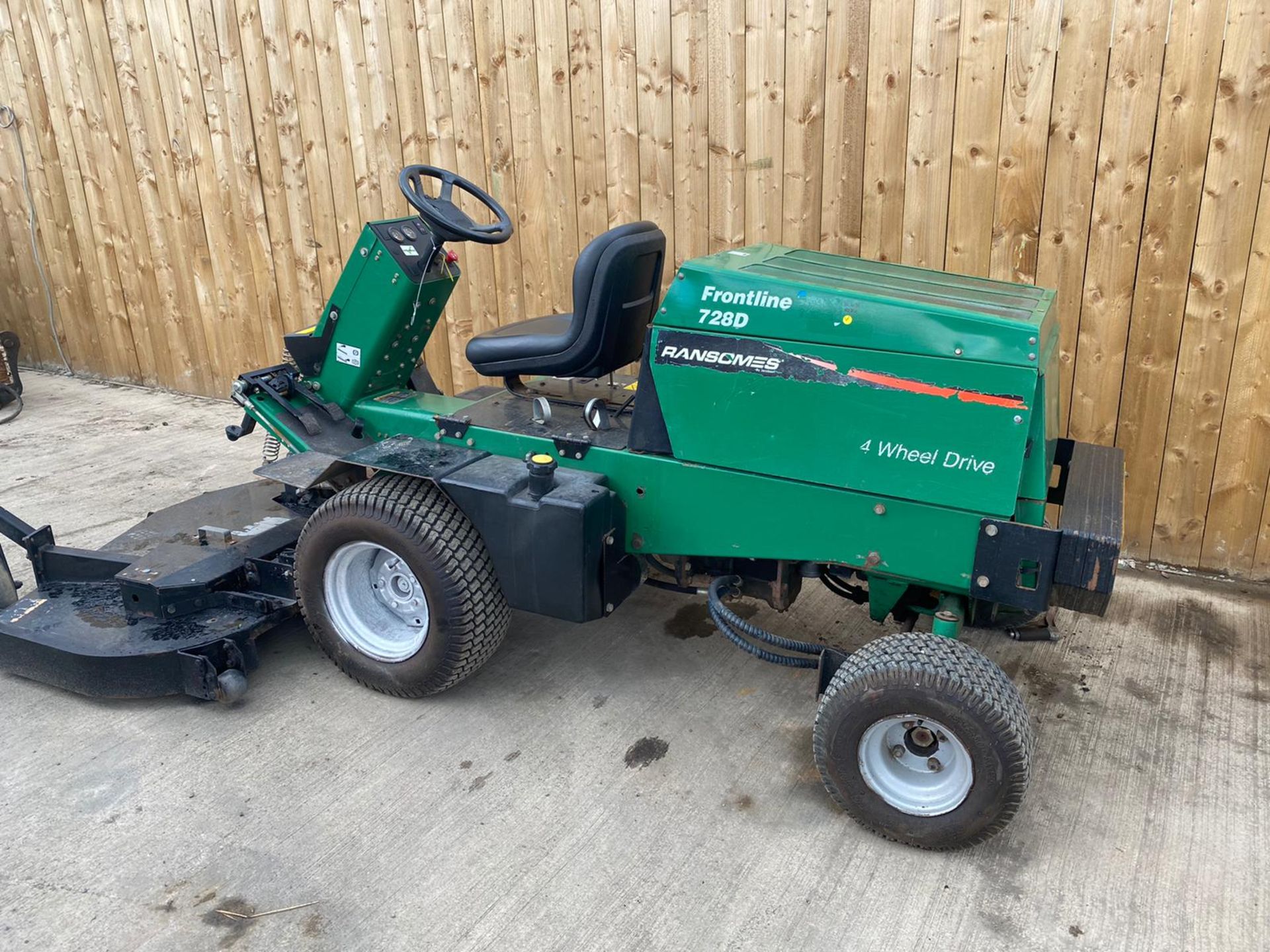 RANSOMES 728D DIESEL OUT FRONT MOWER ROAD REGISTERED LOCATION NOTH YORKSHIRE - Image 4 of 7