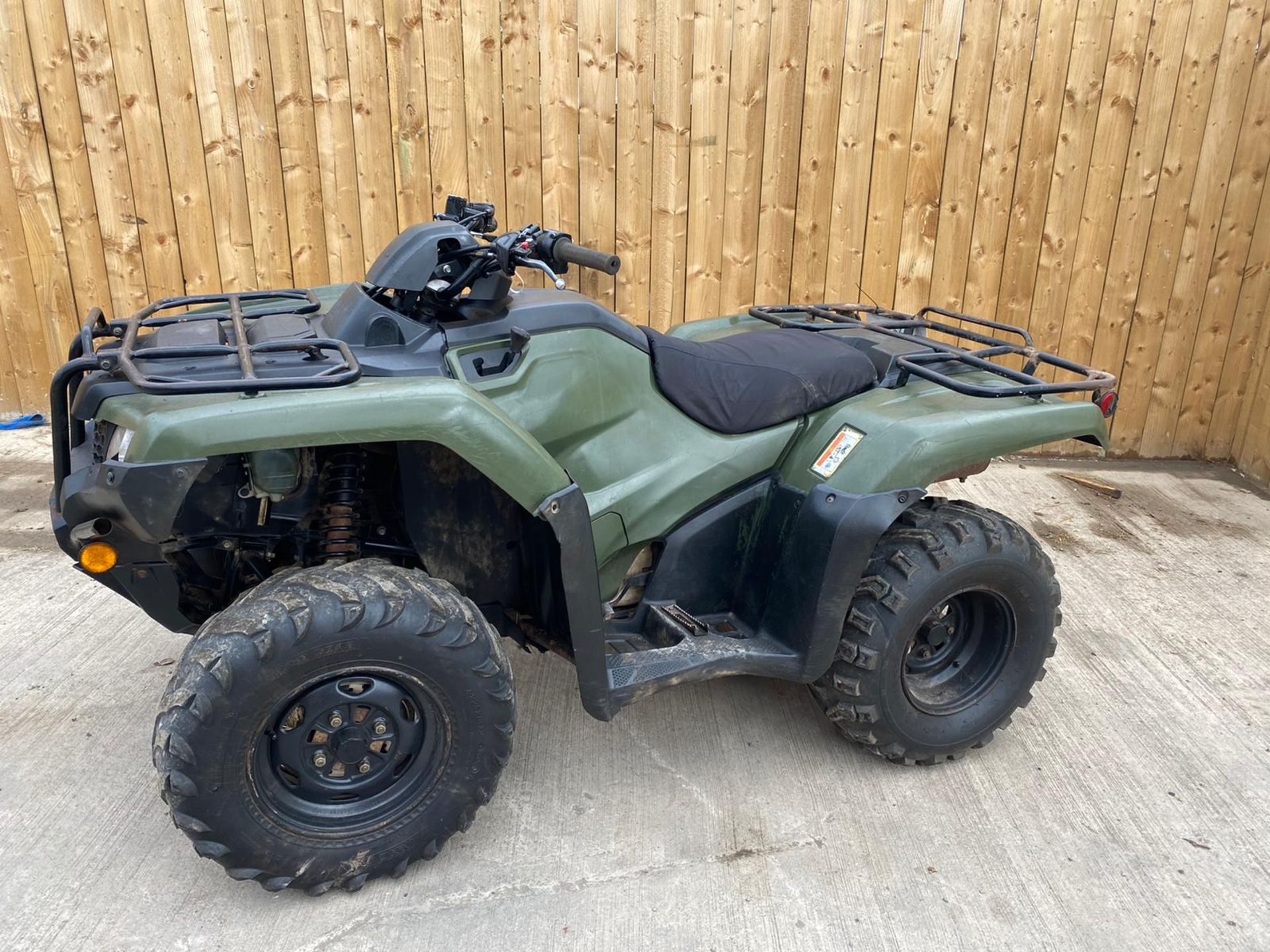 2014 HONDA TRX420 QUAD 4X4 LOCATION NORTH YORKSHIRE - Image 4 of 7