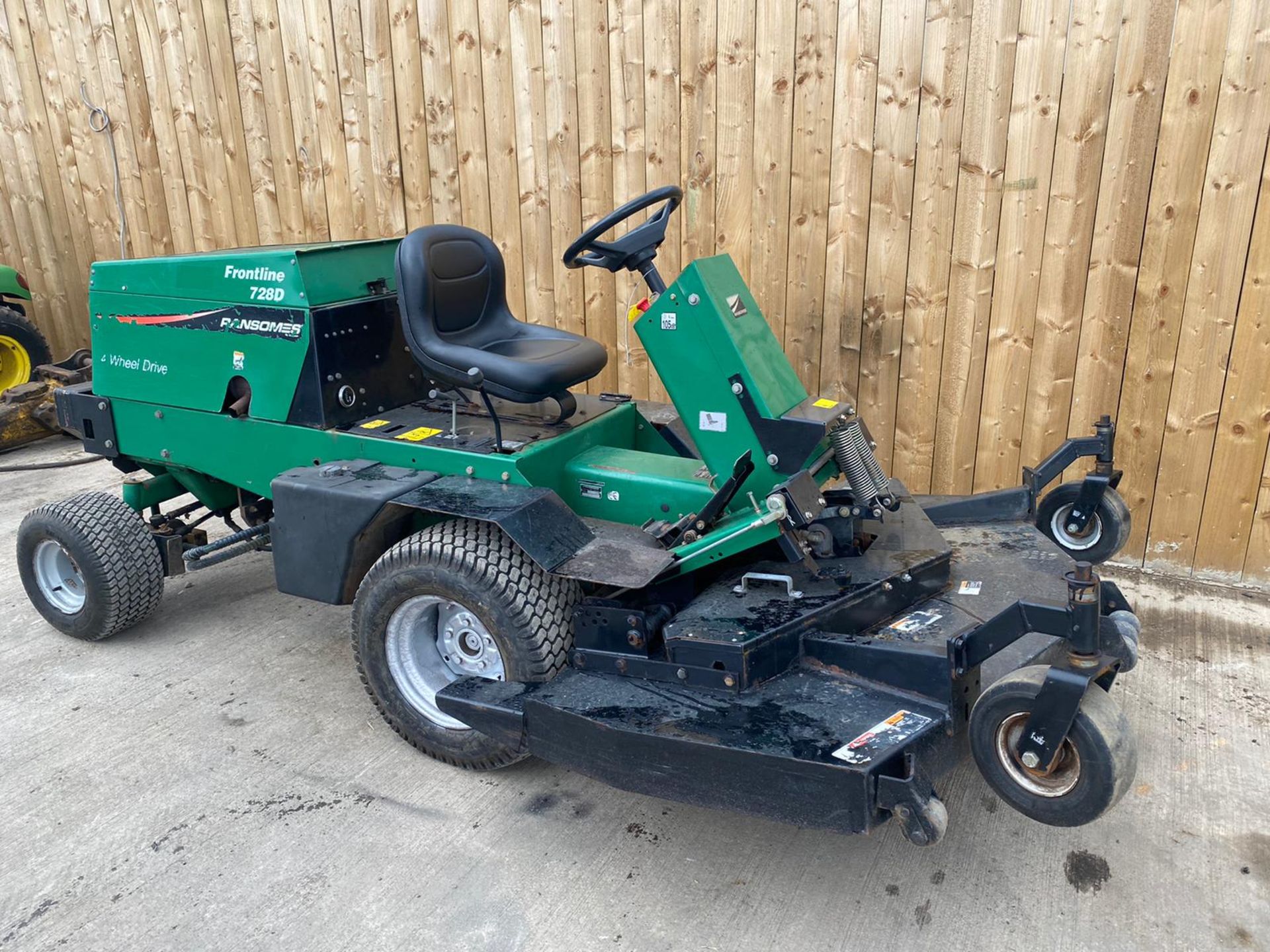 RANSOMES 728D DIESEL OUT FRONT MOWER ROAD REGISTERED LOCATION NOTH YORKSHIRE