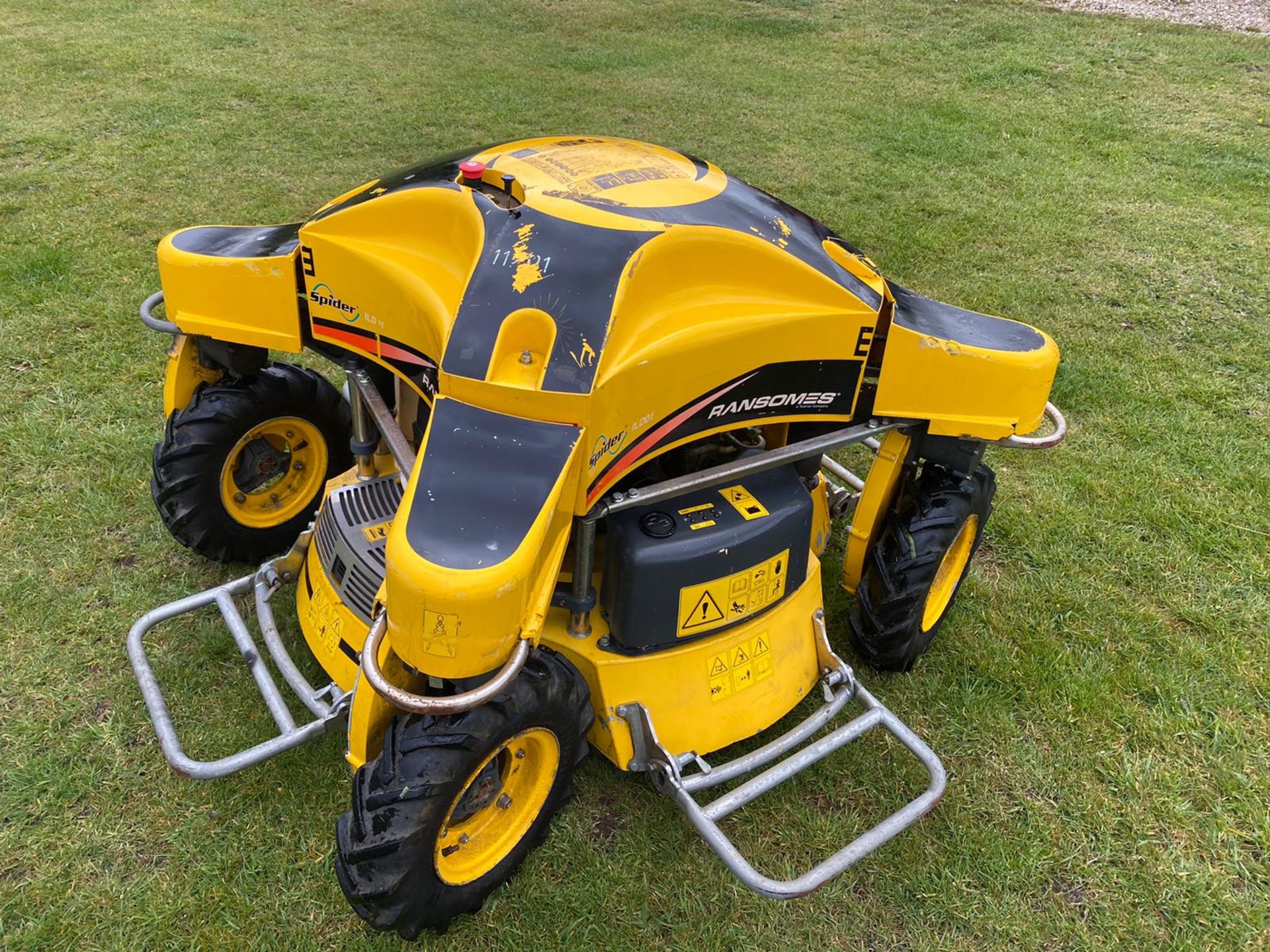 RANSOMES ILD01 SPIDER BANKING MOWER LOCATION NORTH YORKSHIRE