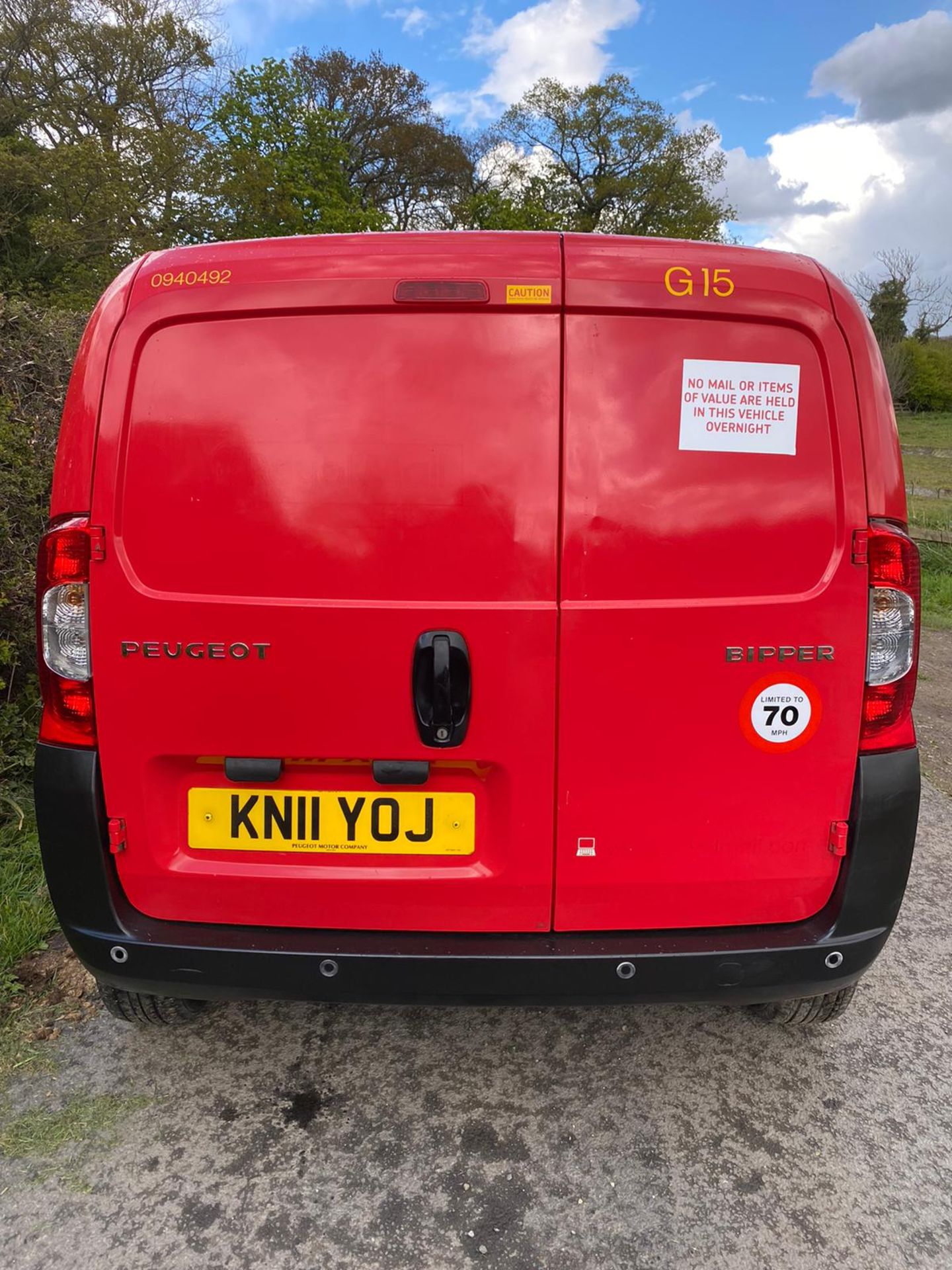 2011 PEUGEOT BIPPER VAN 1.4 DIESEL LOCATION NORTH YORKSHIRE - Image 6 of 9