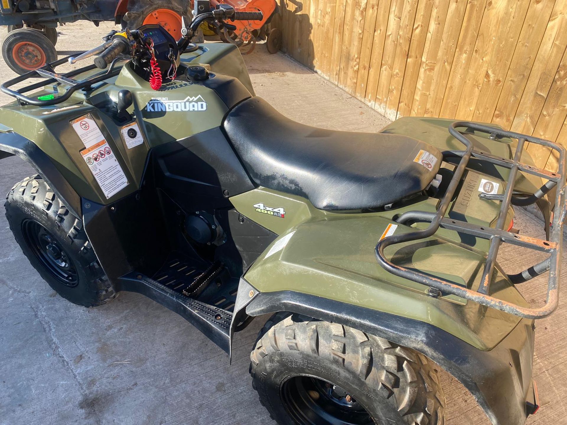 2016 SUZUKI KING QUAD 400 4WD ATV LOCATION NORTH YORKSHIRE - Image 3 of 6