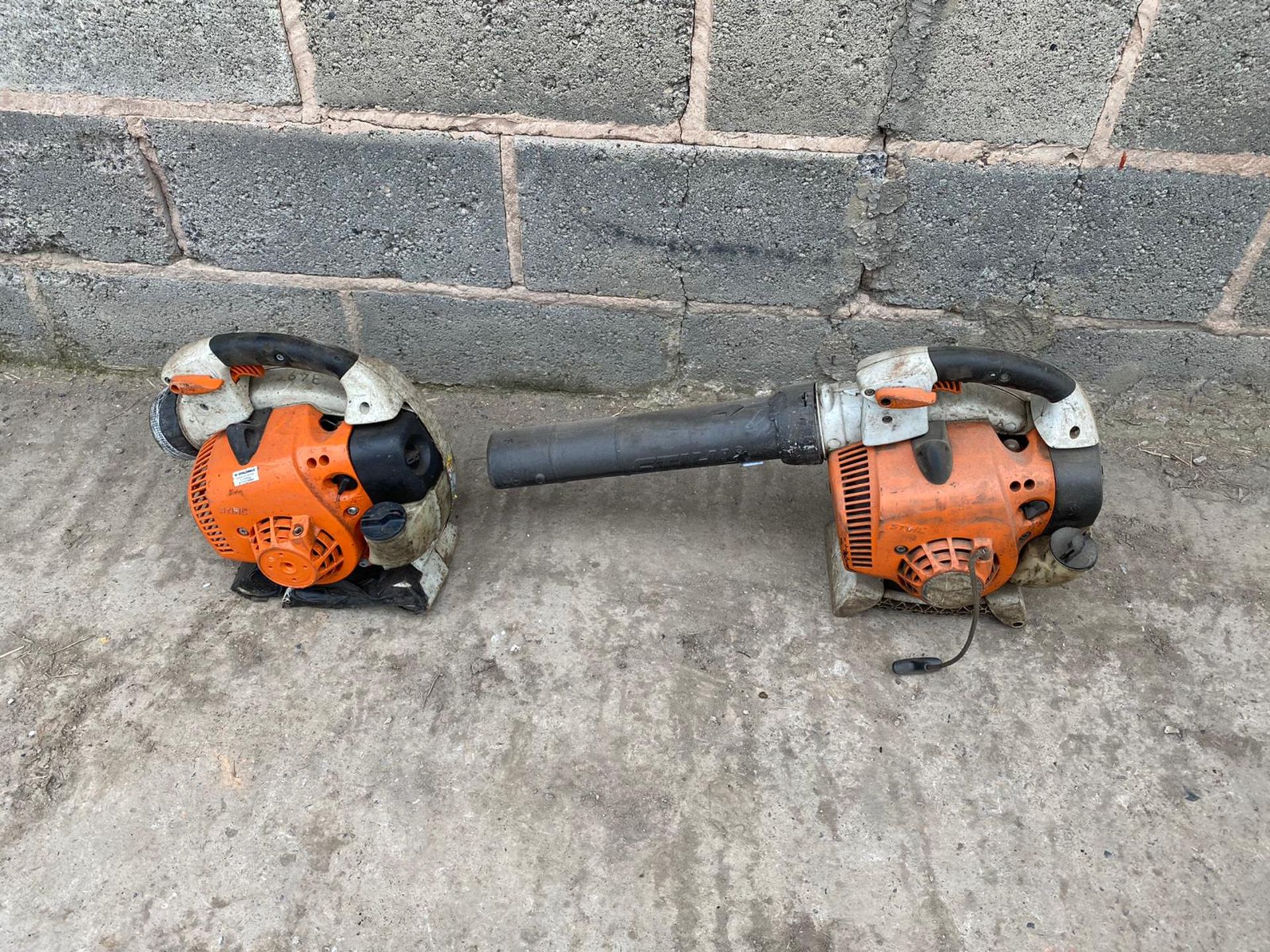 2 X STIHL PETROL BLOWERS LOCATION NORTH YORKSHIRE