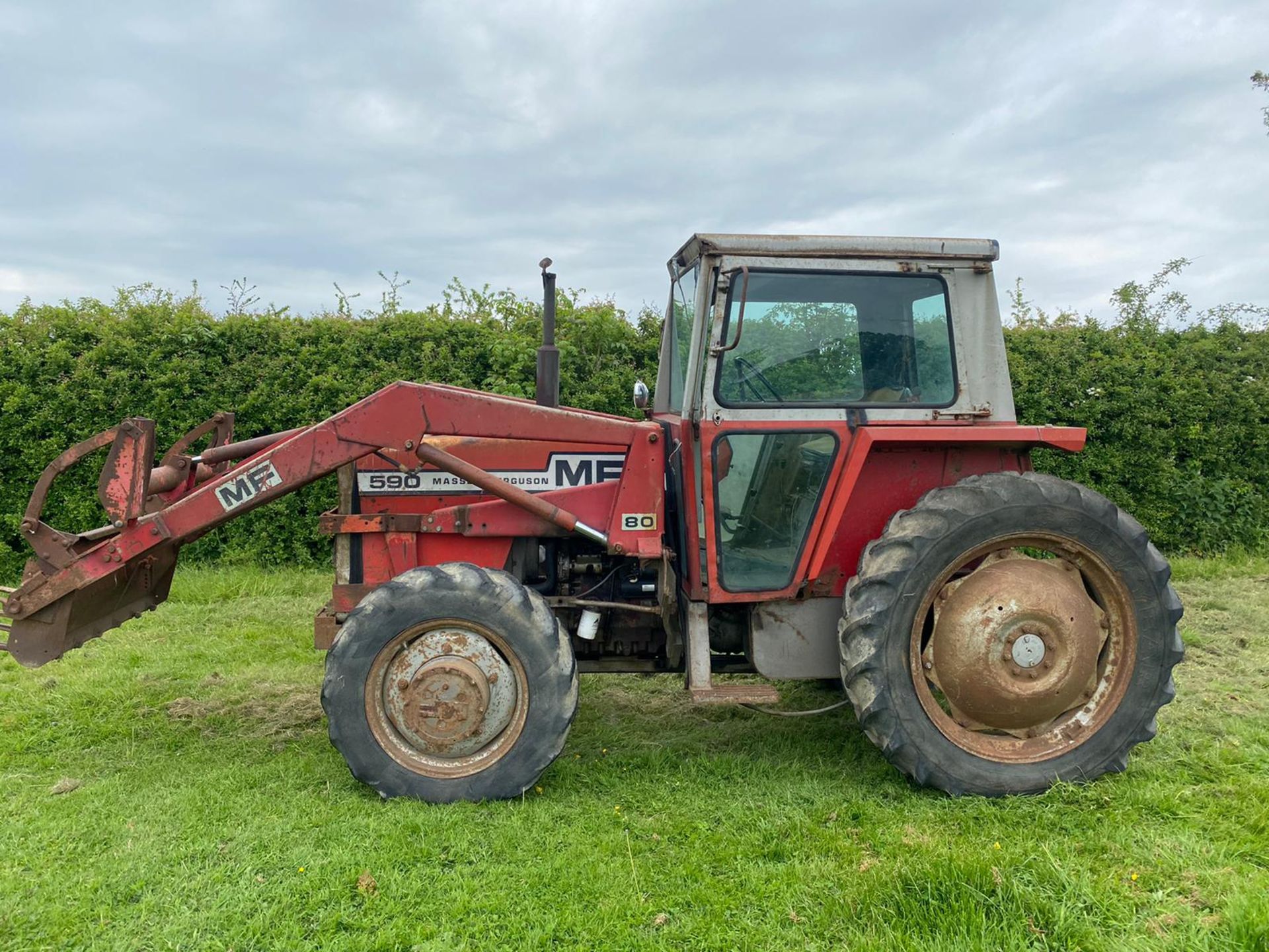 ,MASSEY FERGUSON 590 DIESEL LOADER TRACTOR LOCATION NORTH YORKSHIRE - Image 7 of 7