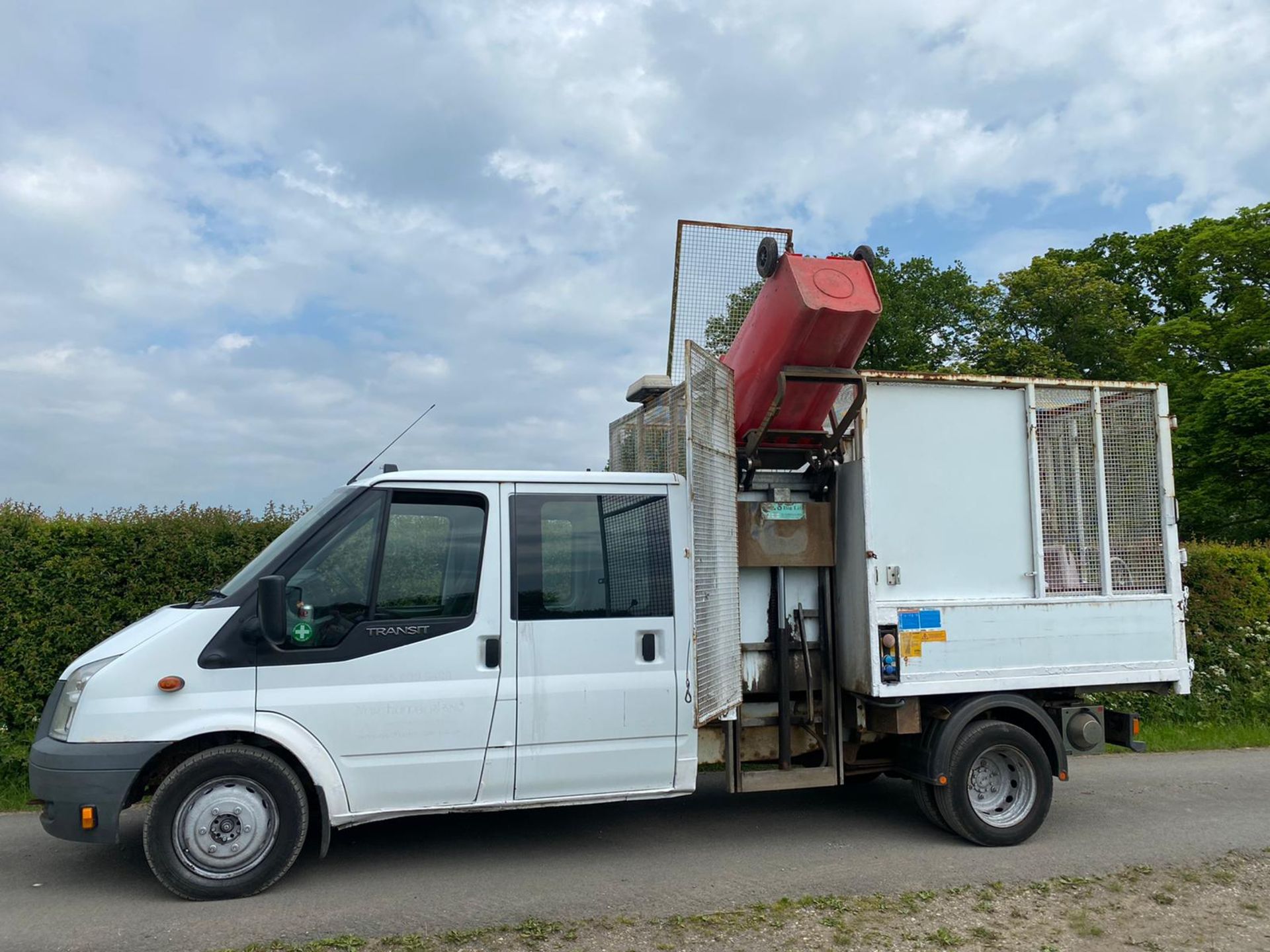 2011 FORD TRANSIT CREW CAB CAGE TIPPER LOCATION NORTH YORKSHIRE