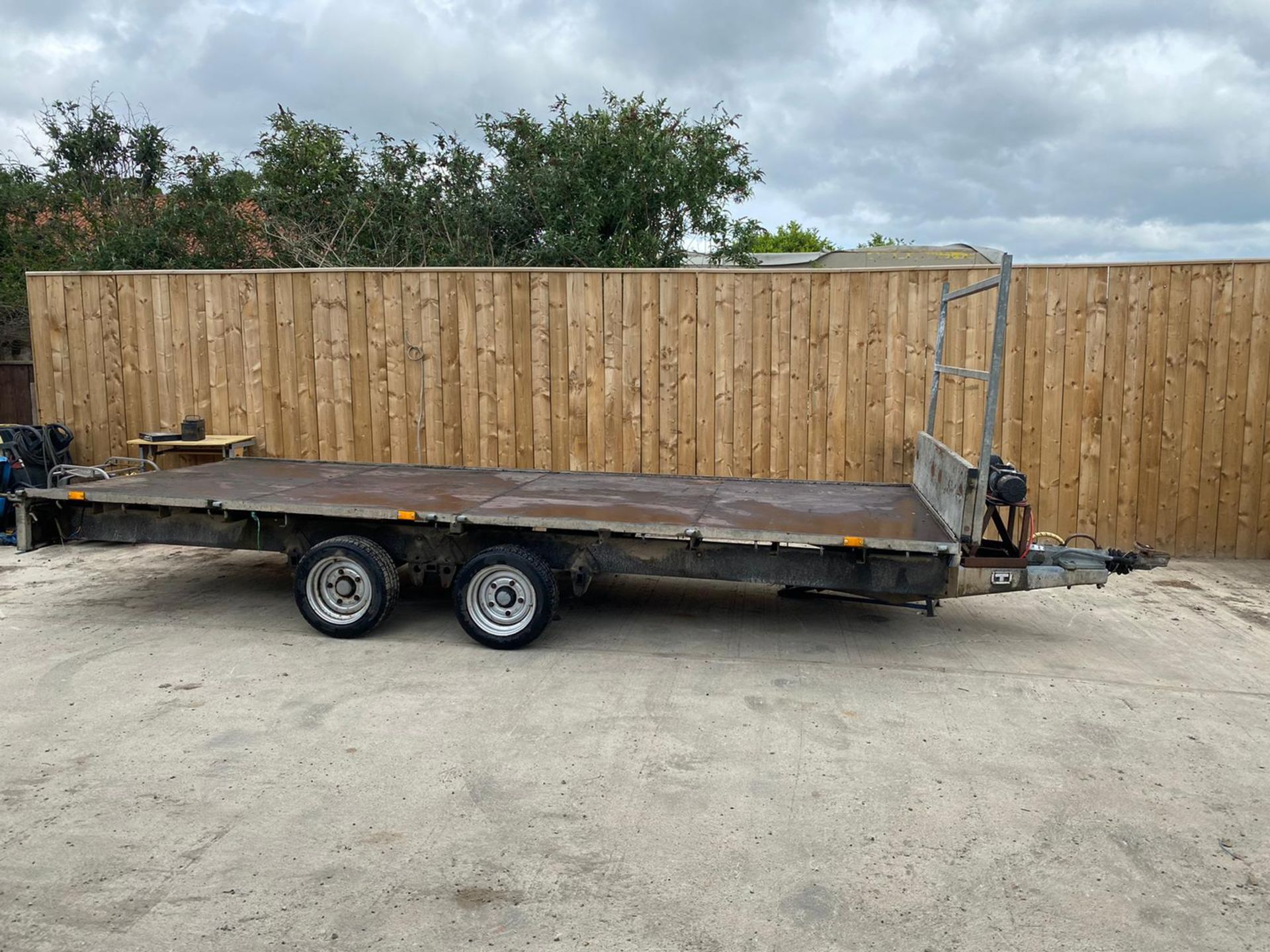 IFOR WILLIAMS LM166G FLAT BED TRAILER LOCATION NORTH YORKSHIRE