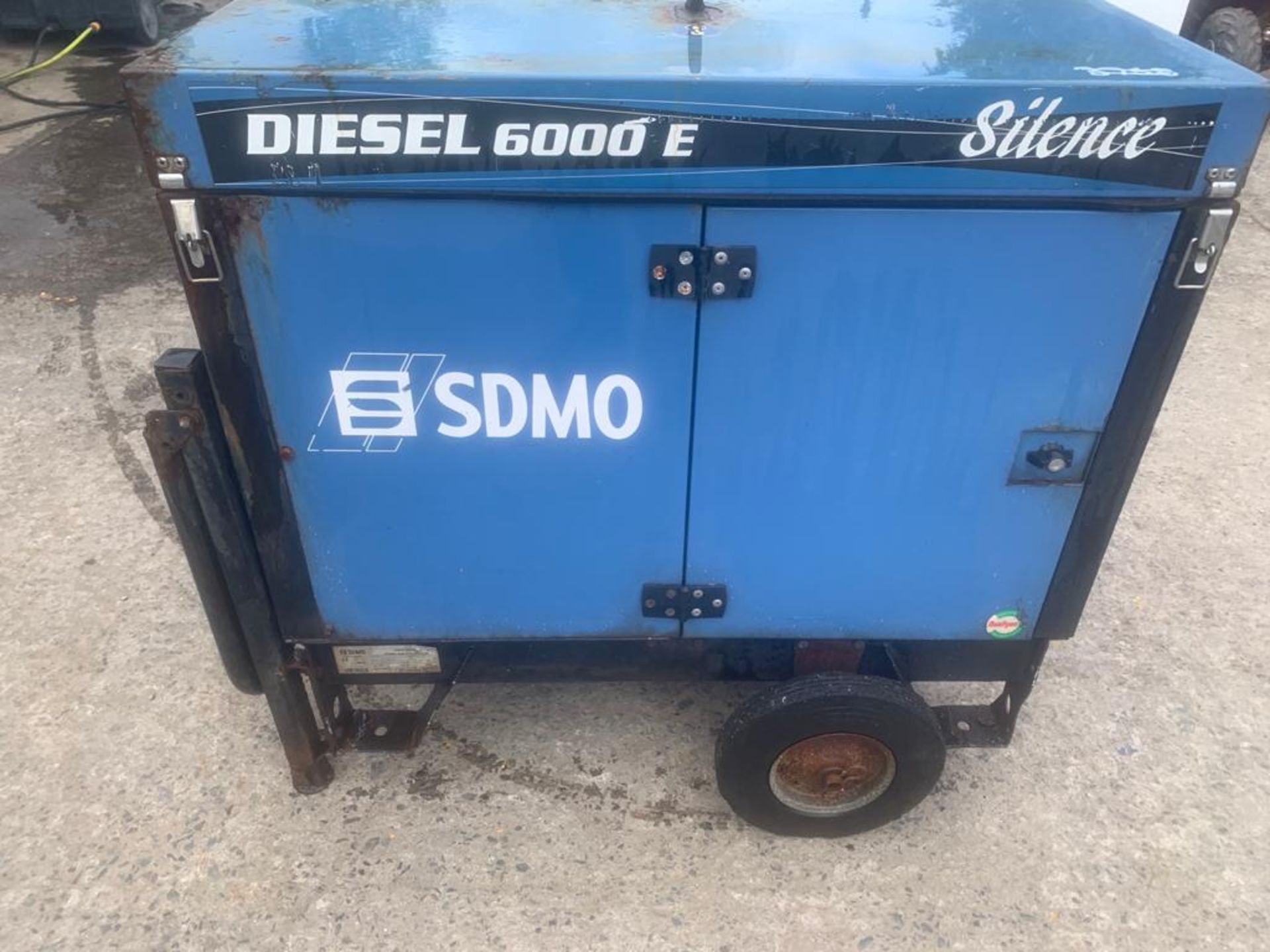 SDMO DIESEL GENERATOR 6KVA LOCATION N IRELAND