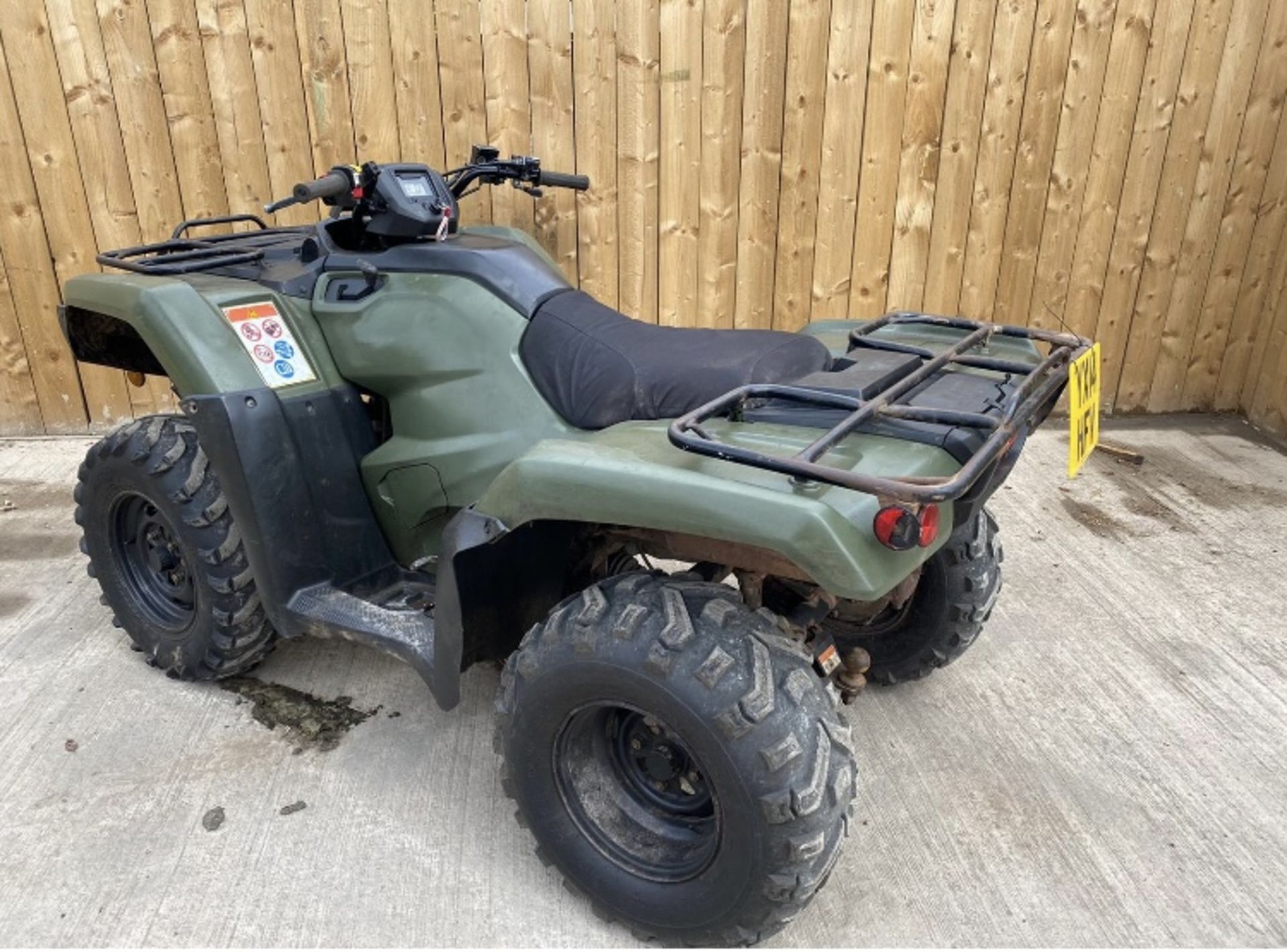 2014 HONDA TRX420 QUAD LOCATION NORTH YORKSHIRE - Image 3 of 6