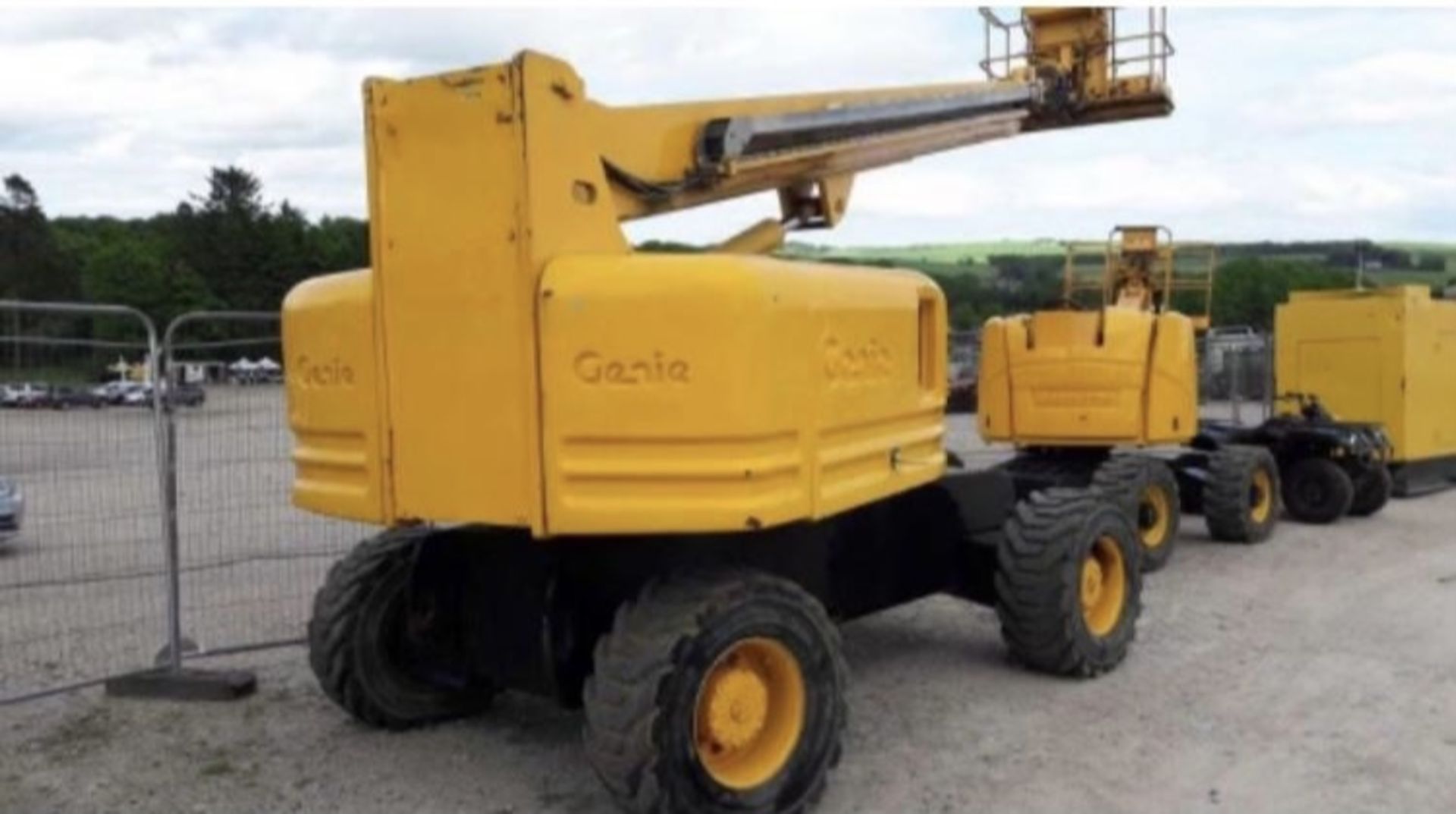 GENIE S-65/4WD ROUGH TERRAIN DIESEL BOOM LIFT LOCATION SCOTLAND.