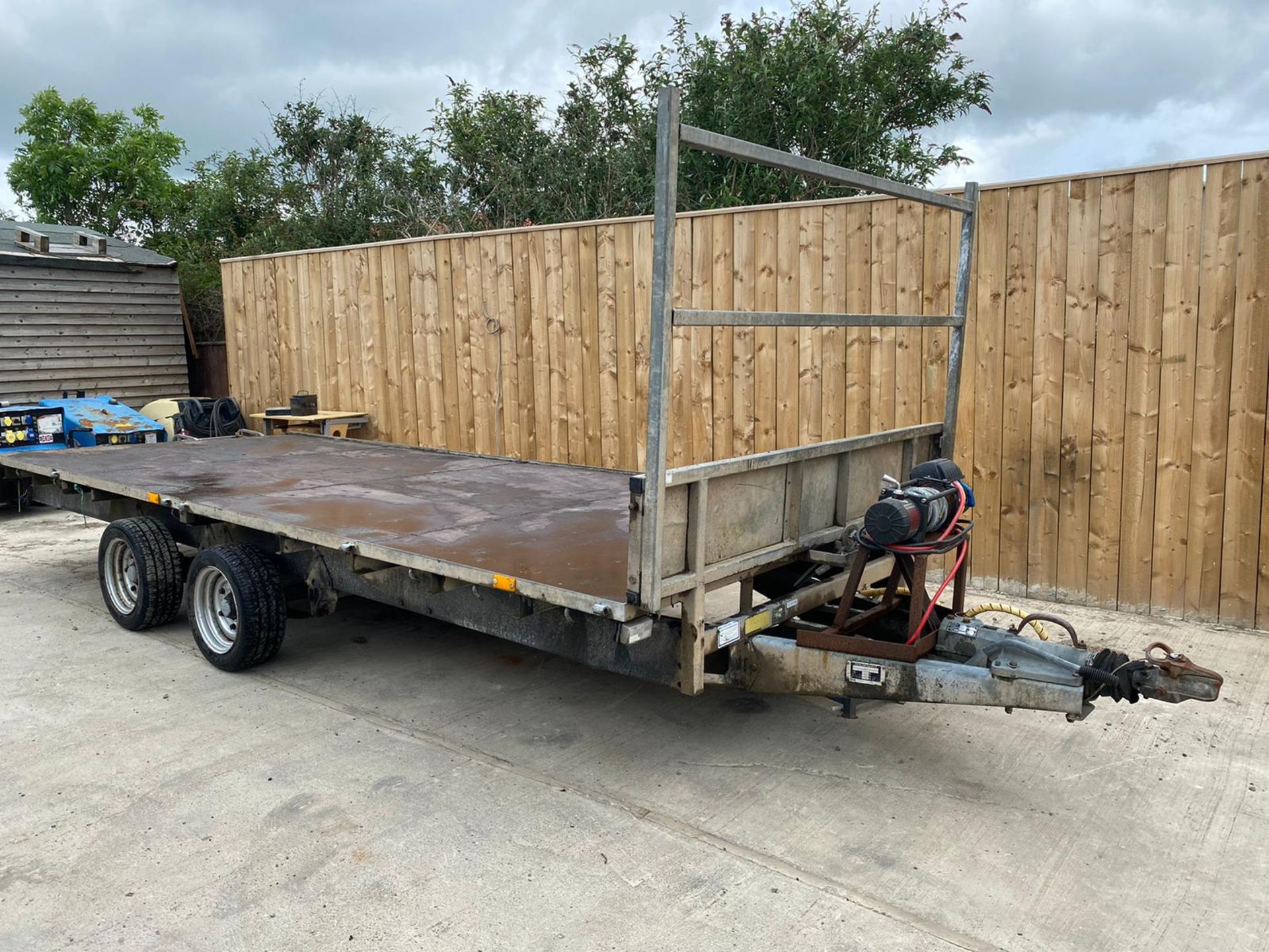 IFOR WILLIAMS LM166G FLAT BED TRAILER LOCATION NORTH YORKSHIRE