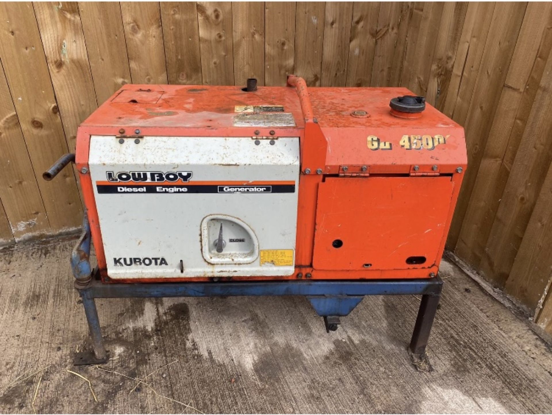 KUBOTA LOW BOY DIESEL GENERATOR LOCATION NORTH YORKSHIRE