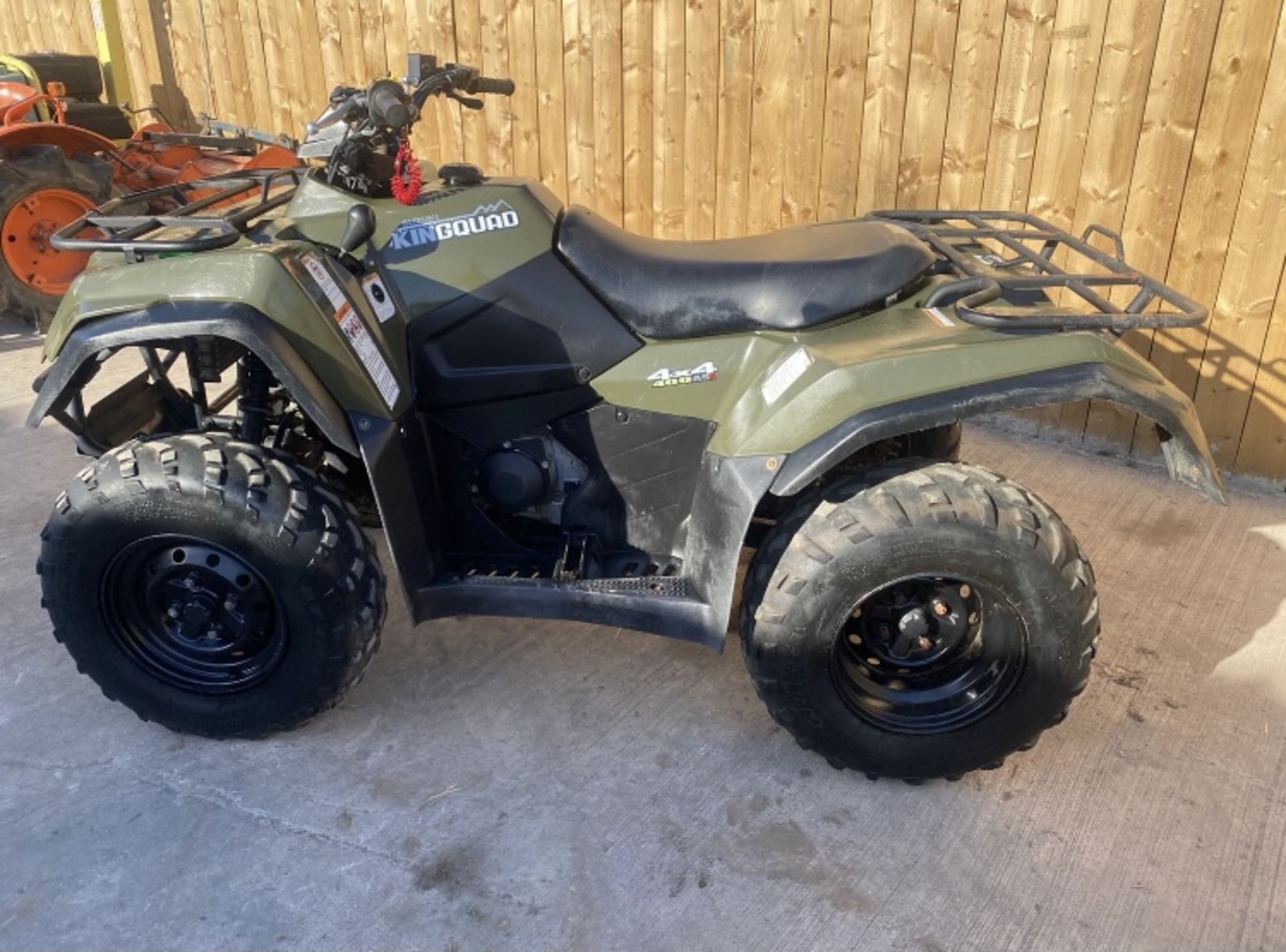 2016 SUZUKI KING QUAD 400 4WD ATV LOCATION NORTH YORKSHIRE - Image 3 of 4