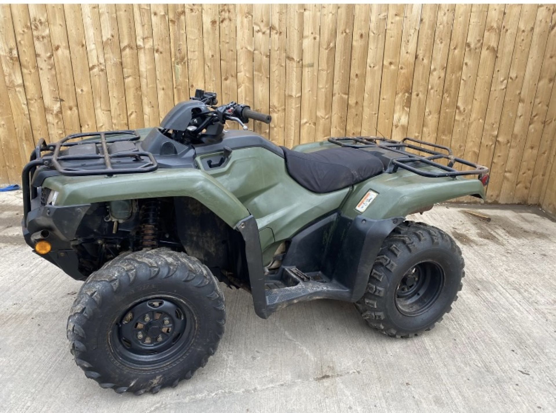 2014 HONDA TRX420 QUAD LOCATION NORTH YORKSHIRE - Image 7 of 7