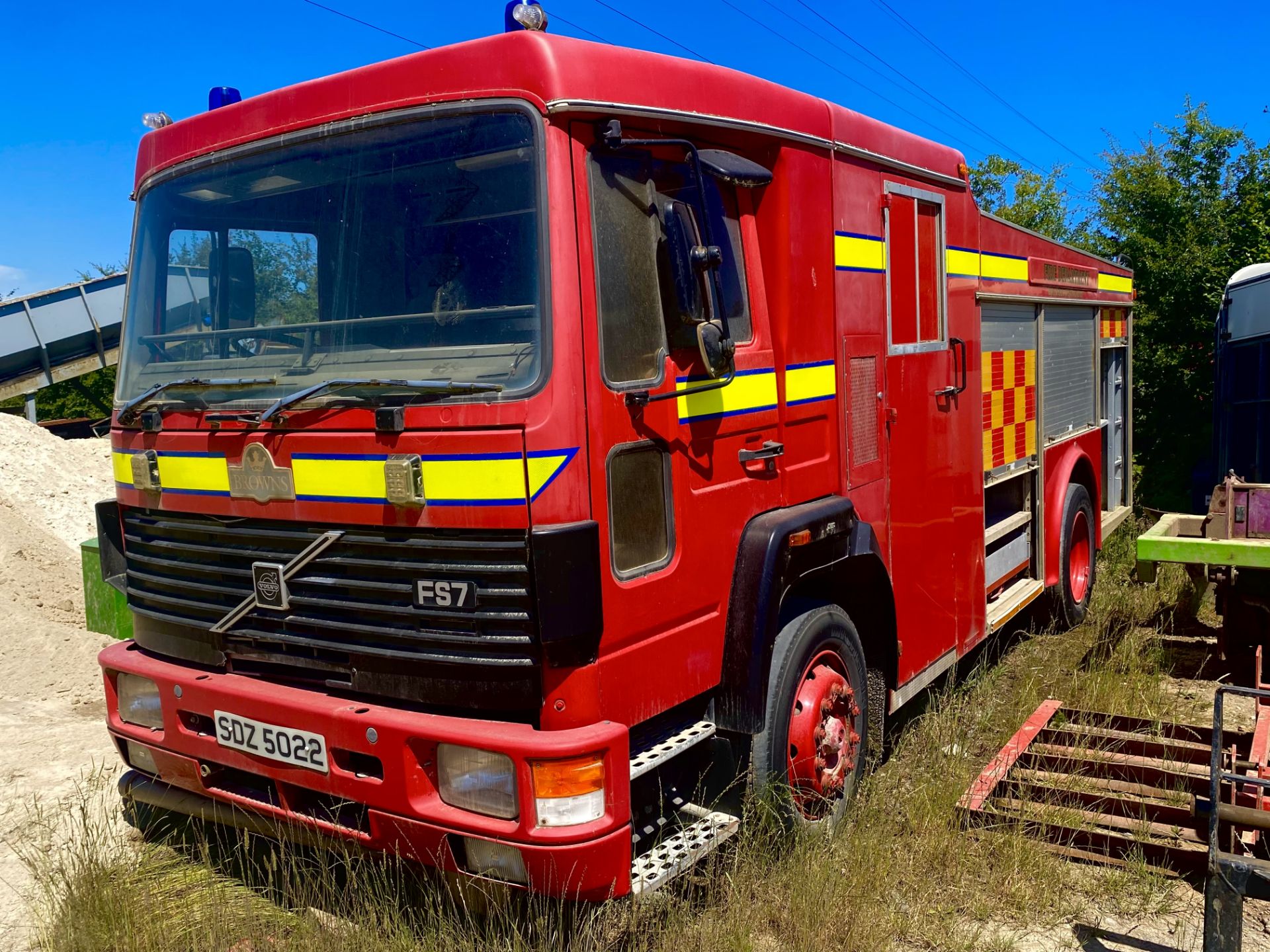 VOLVO FS7 Fire Engine LOCATION Co.Down N.IRELAND - Image 8 of 11