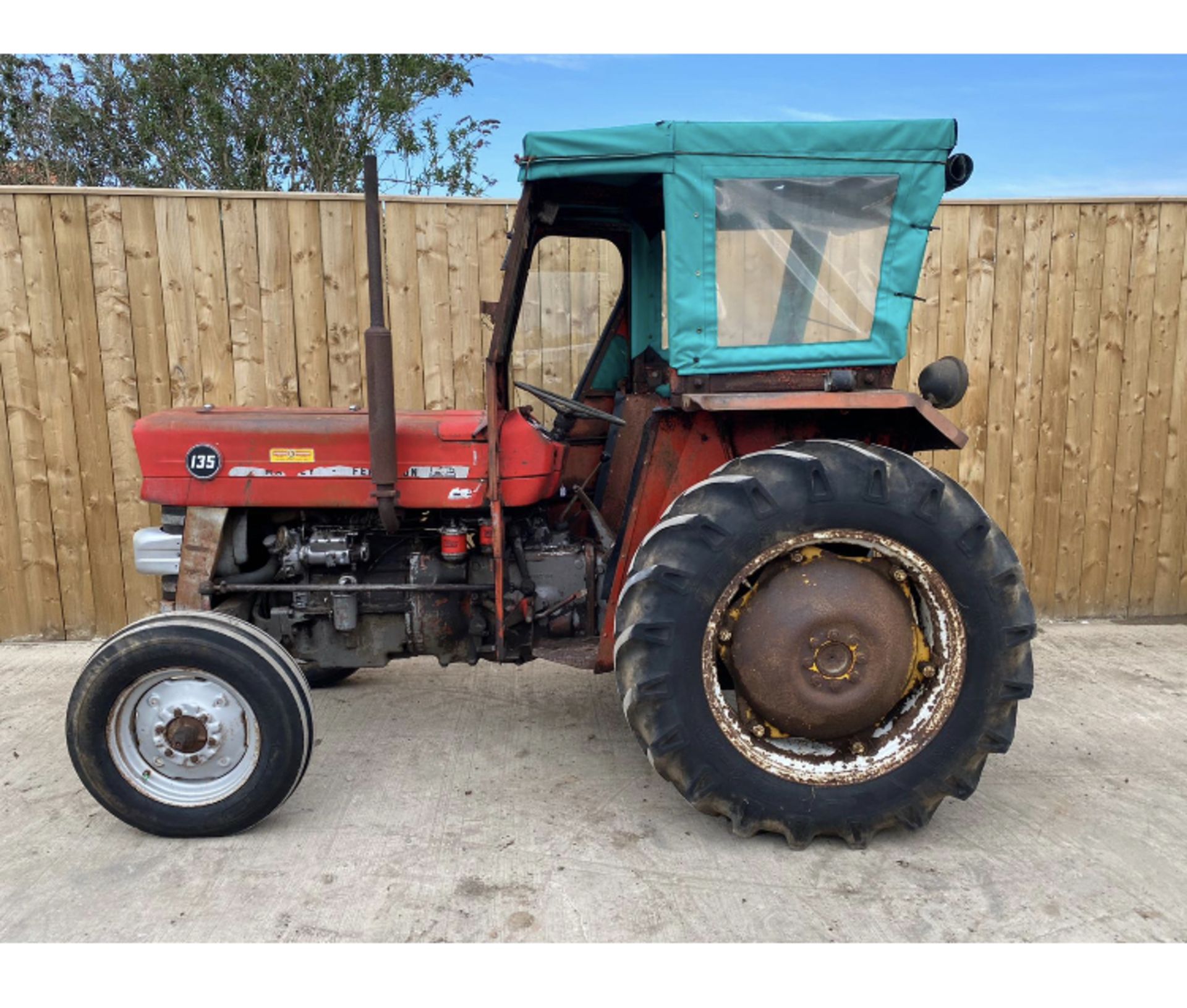 1970 MASSEY FERGUSON 135 DIESEL. LOCATION: NORTH YORKSHIRE