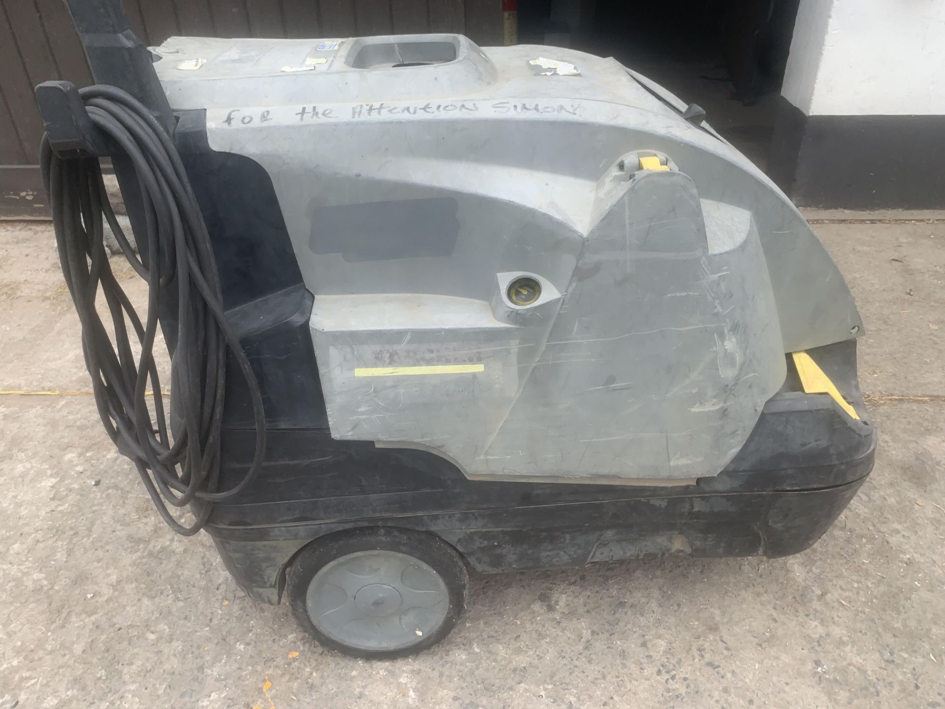 KARCHER HOT AND COLD DIESEL POWER WASHER. LOCATION: NORTHERN IRELAND