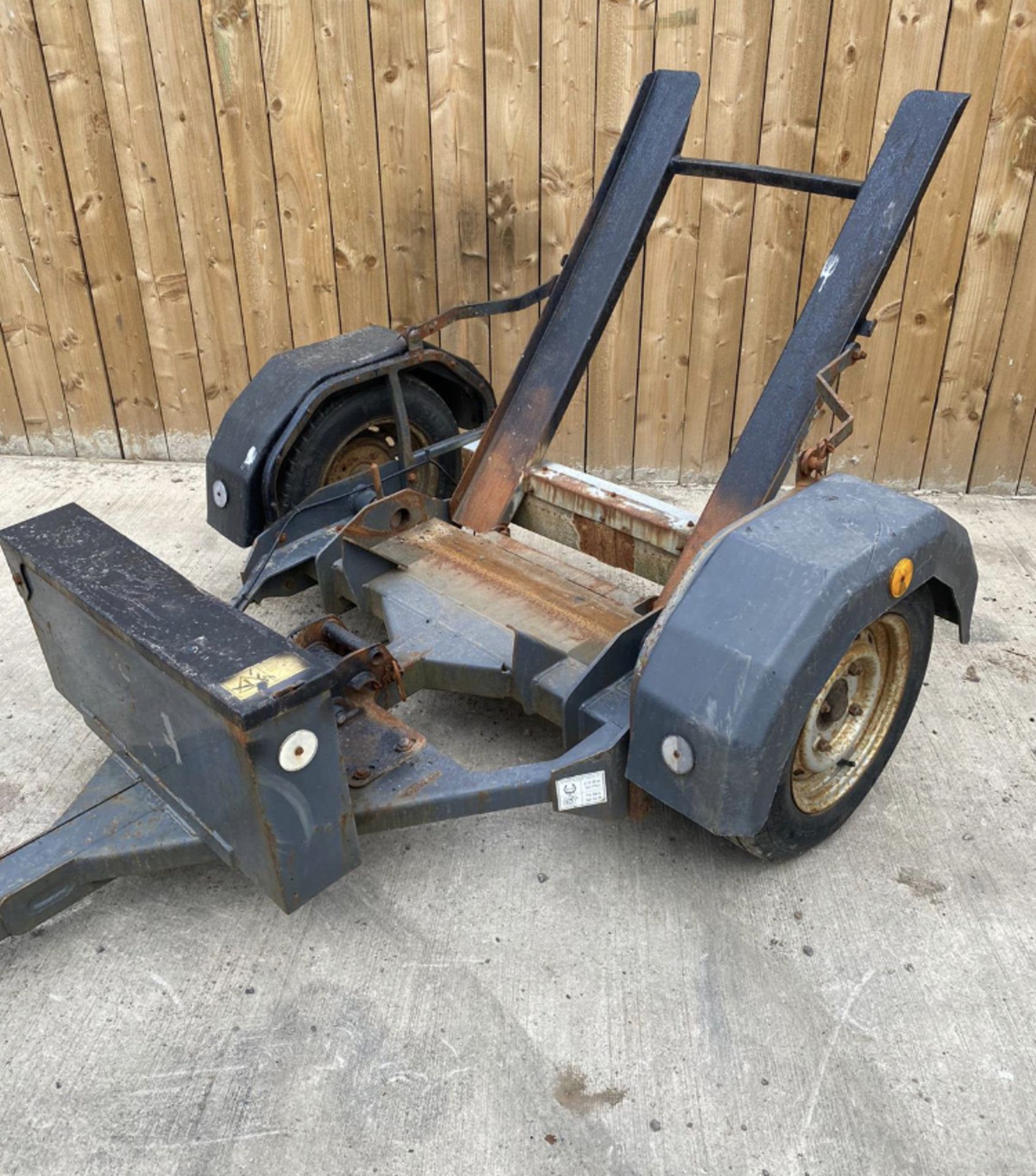 TEREX ROLLER TRAILER CARRIER YR 2013. LOCATION: NORTH YORKSHIRE - Image 2 of 4