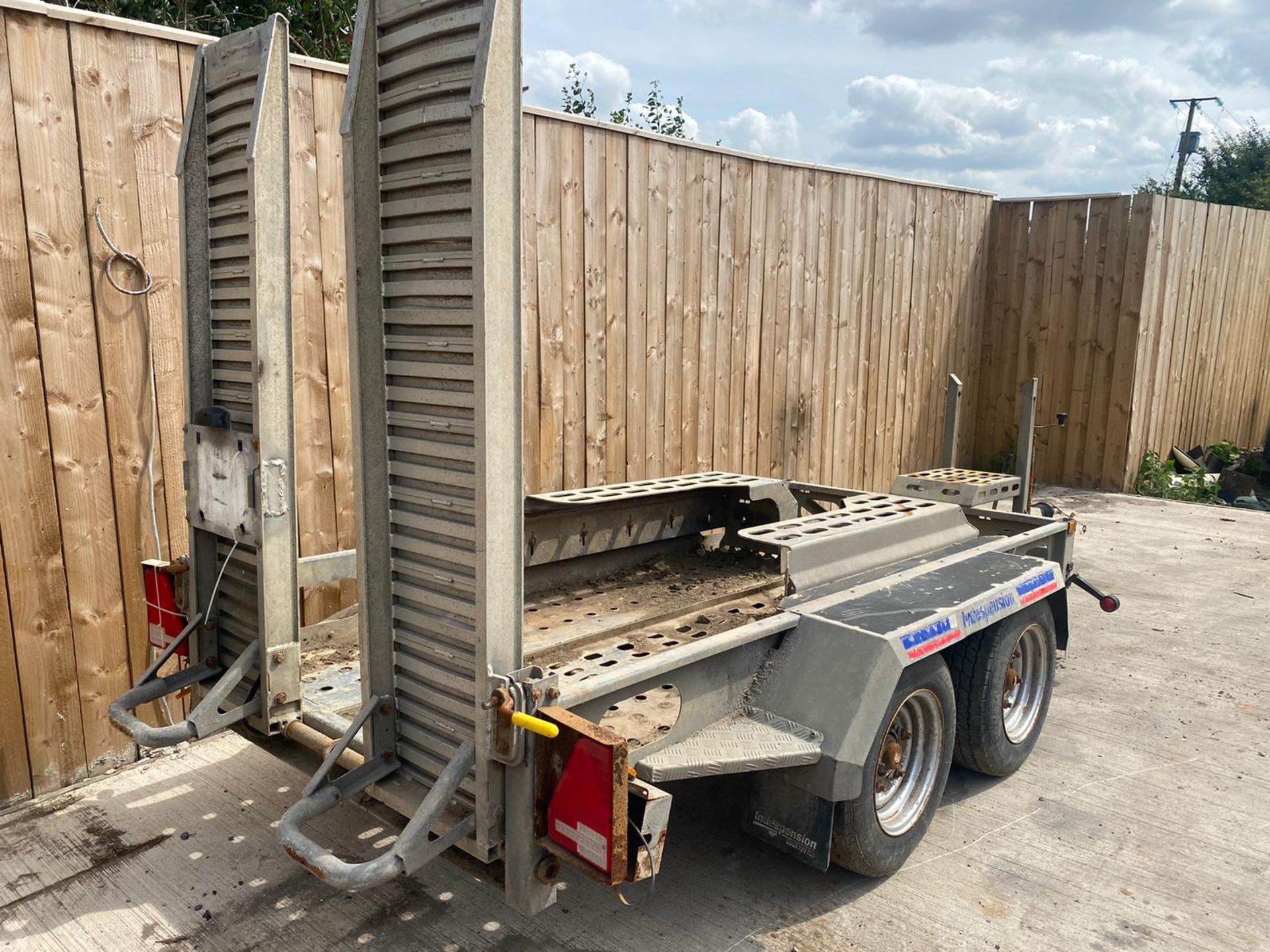 2017 INDESPENSION PLANT MINI DIGGER  TRAILER.LOCATION NORTH YORKSHIRE. - Image 3 of 6