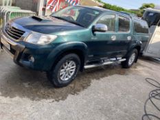 2012 TOYOTA HILUX INVINCIBLE. LOCATION: NORTHERN IRELAND