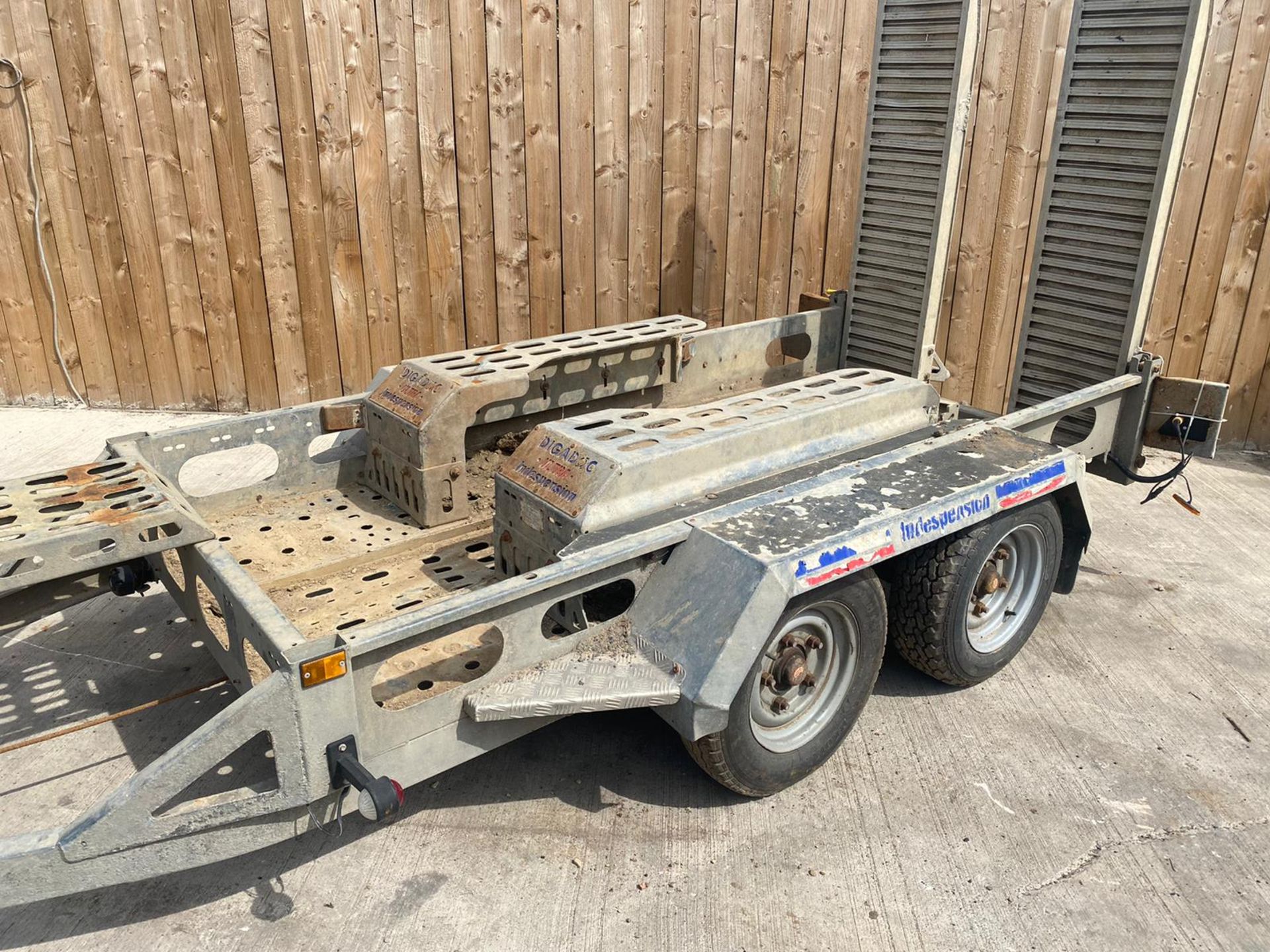 2017 INDESPENSION PLANT MINI DIGGER  TRAILER.LOCATION NORTH YORKSHIRE. - Image 6 of 6