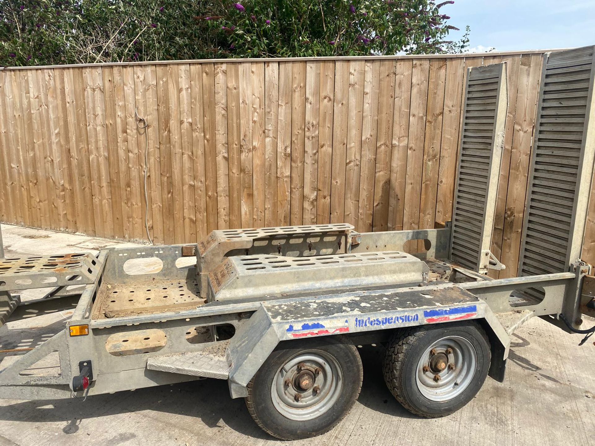 2017 INDESPENSION PLANT MINI DIGGER  TRAILER.LOCATION NORTH YORKSHIRE.