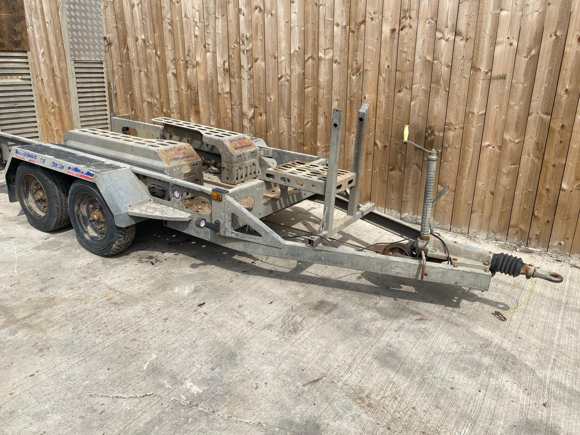 2017 INDESPENSION PLANT MINI DIGGER  TRAILER.LOCATION NORTH YORKSHIRE. - Image 4 of 6