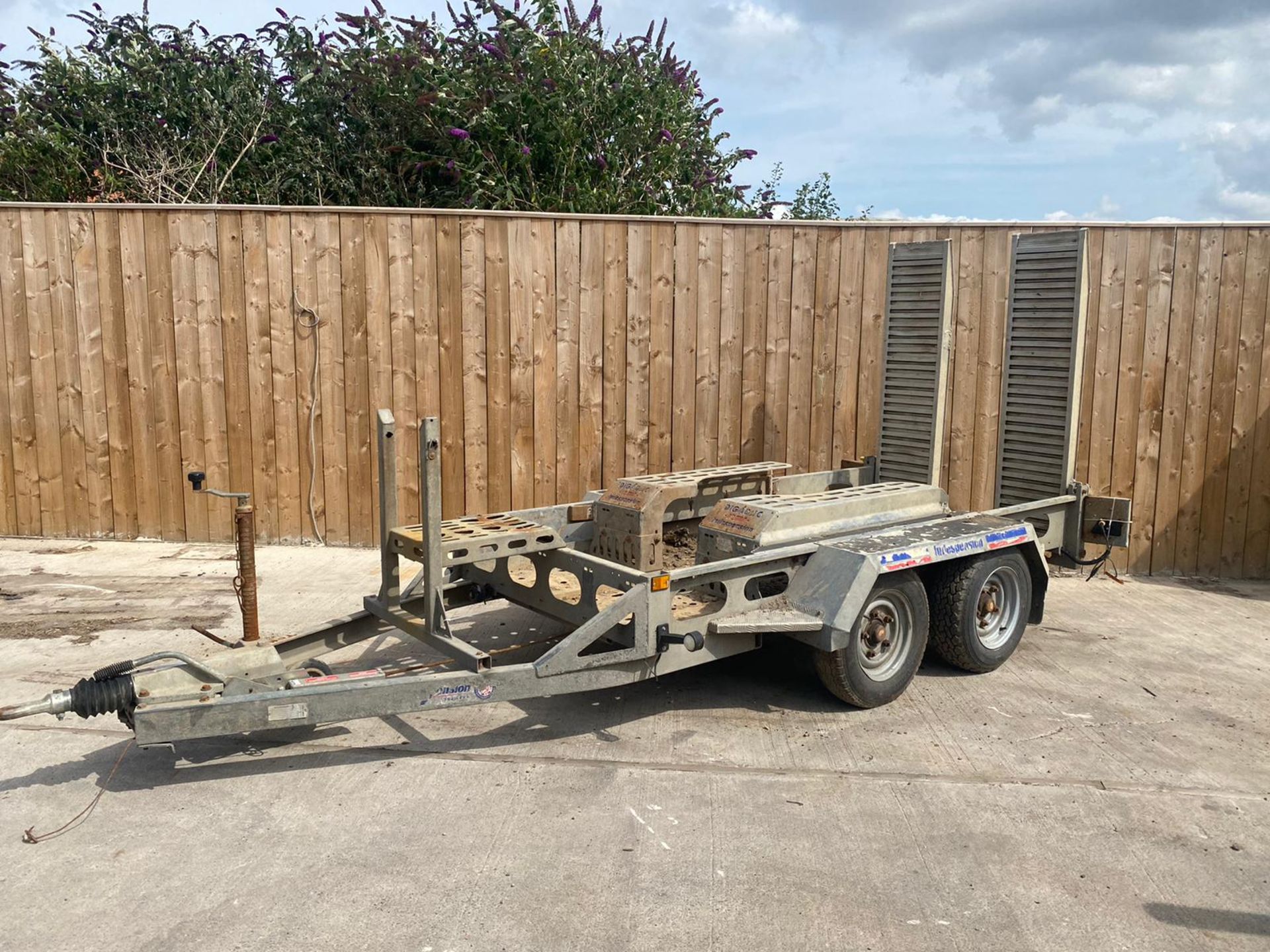 2017 INDESPENSION PLANT MINI DIGGER  TRAILER.LOCATION NORTH YORKSHIRE. - Image 5 of 6