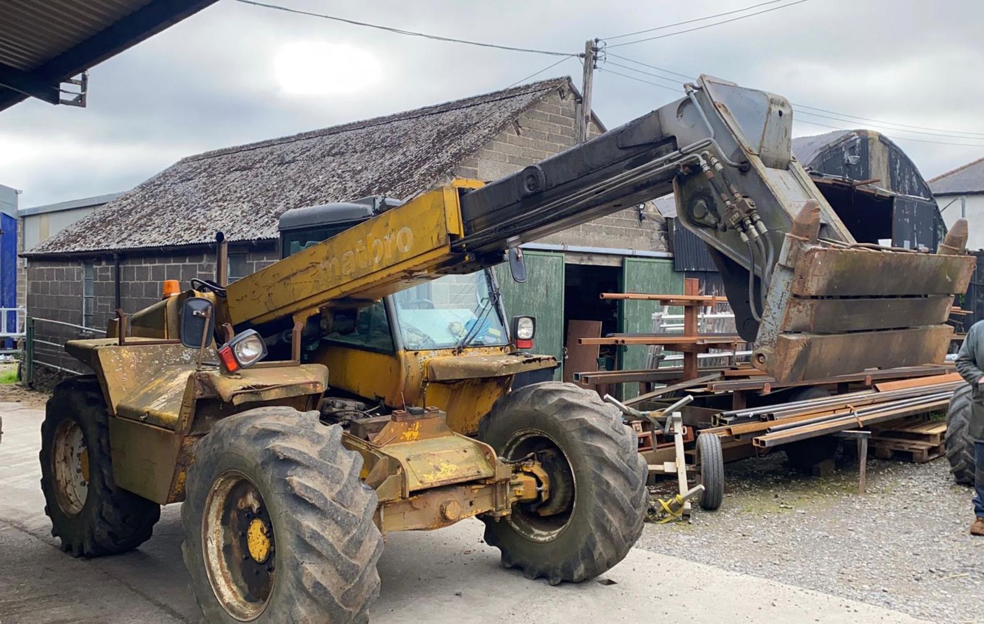 MATBRO 4X4 TELEHANDLER ROAD REGISTERED .LOCATION NORTH YORKSHIRE.