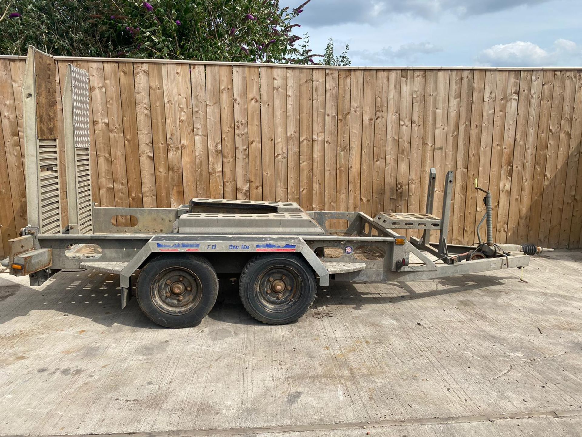 2017 INDESPENSION PLANT MINI DIGGER  TRAILER.LOCATION NORTH YORKSHIRE. - Image 3 of 6