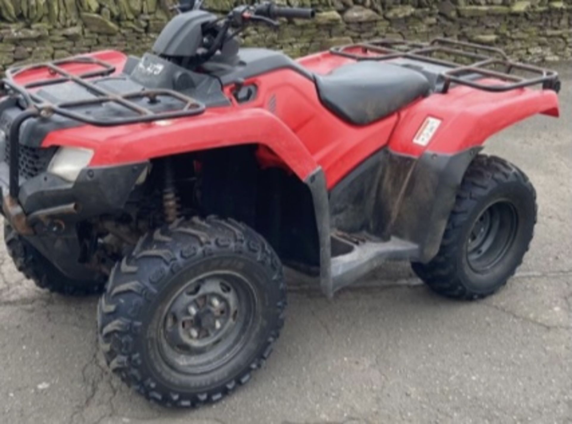 HONDA 420 PETROL 4X4 FARM QUAD.LOCATION NORTHERN IRELAND. - Image 2 of 2