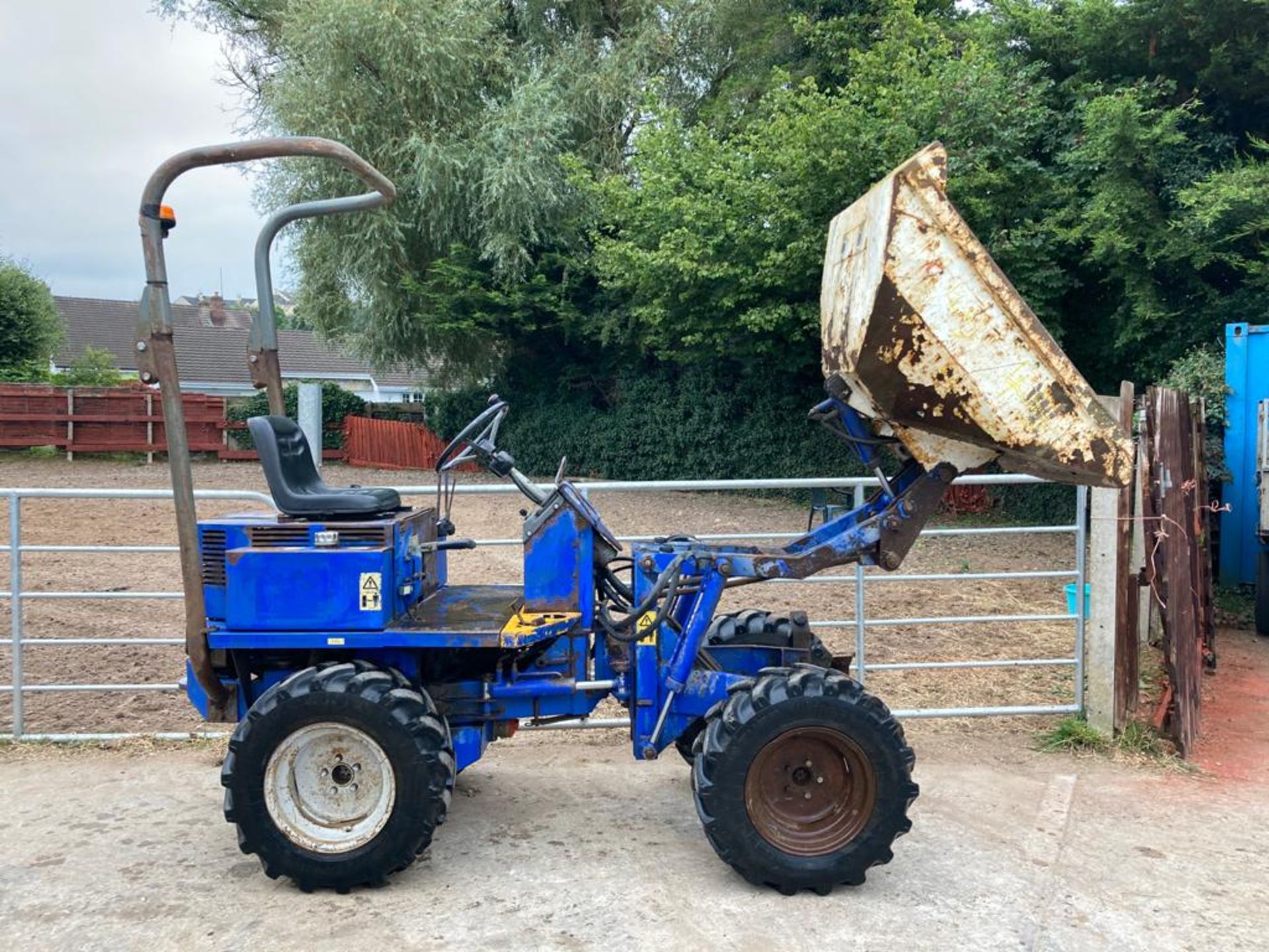 WACKER NUESON 1 TONNE HI TIP DUMPER.LOCATION NORTHERN IRELAND. - Image 6 of 10