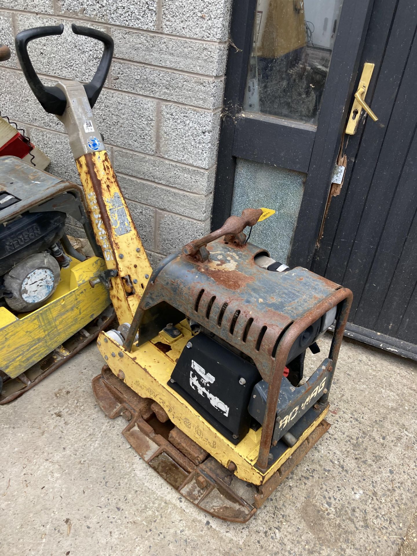 BOMAG DIESEL FORWARD AND REVERSE DIESEL WACKER PLATE.LOCATION NORTHERN IRELAND.