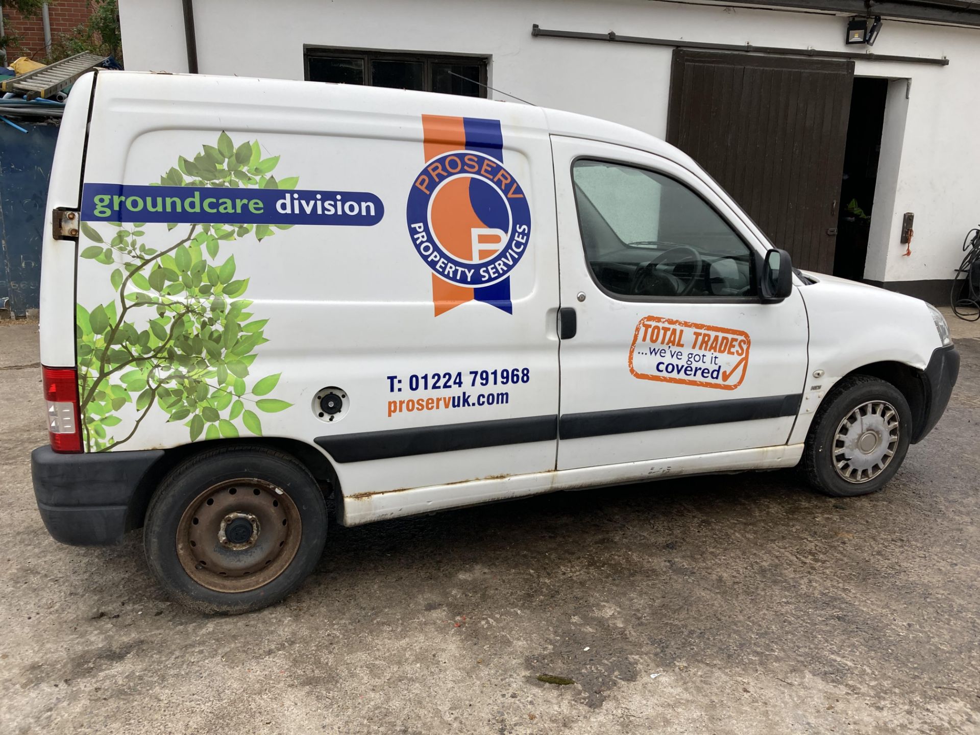 2008 PEUGEOT PARTNER DIESEL VAN.LOCATION NORTHERN IRELAND.