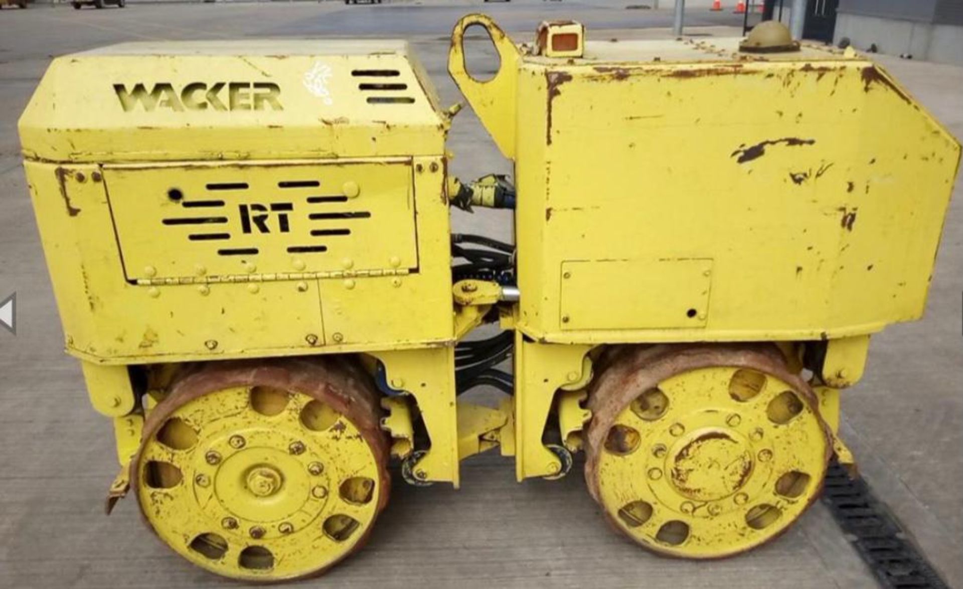 WACKER NUSEON DIESEL TRENCH ROLLER .LOCATION NORTH YORKSHIRE.