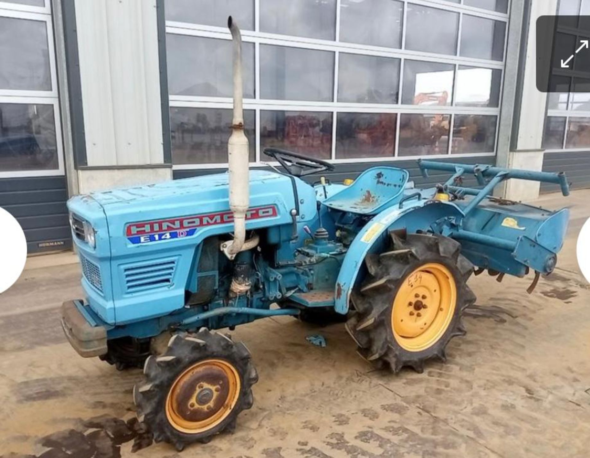 HINOMOTO E14 4WD COMPACT TRACTOR.LOCATION NORTH YORKSHIRE. - Image 2 of 4